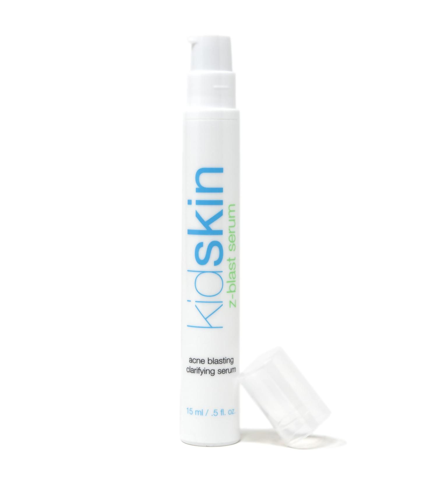 Kidskin Z-Blast Serum | Acne Treatment for Kids & Teens (Ages 9-17) | Vegan & Cruelty-Free Skin Care | .5 fl oz - Buy Online on GoSupps.com