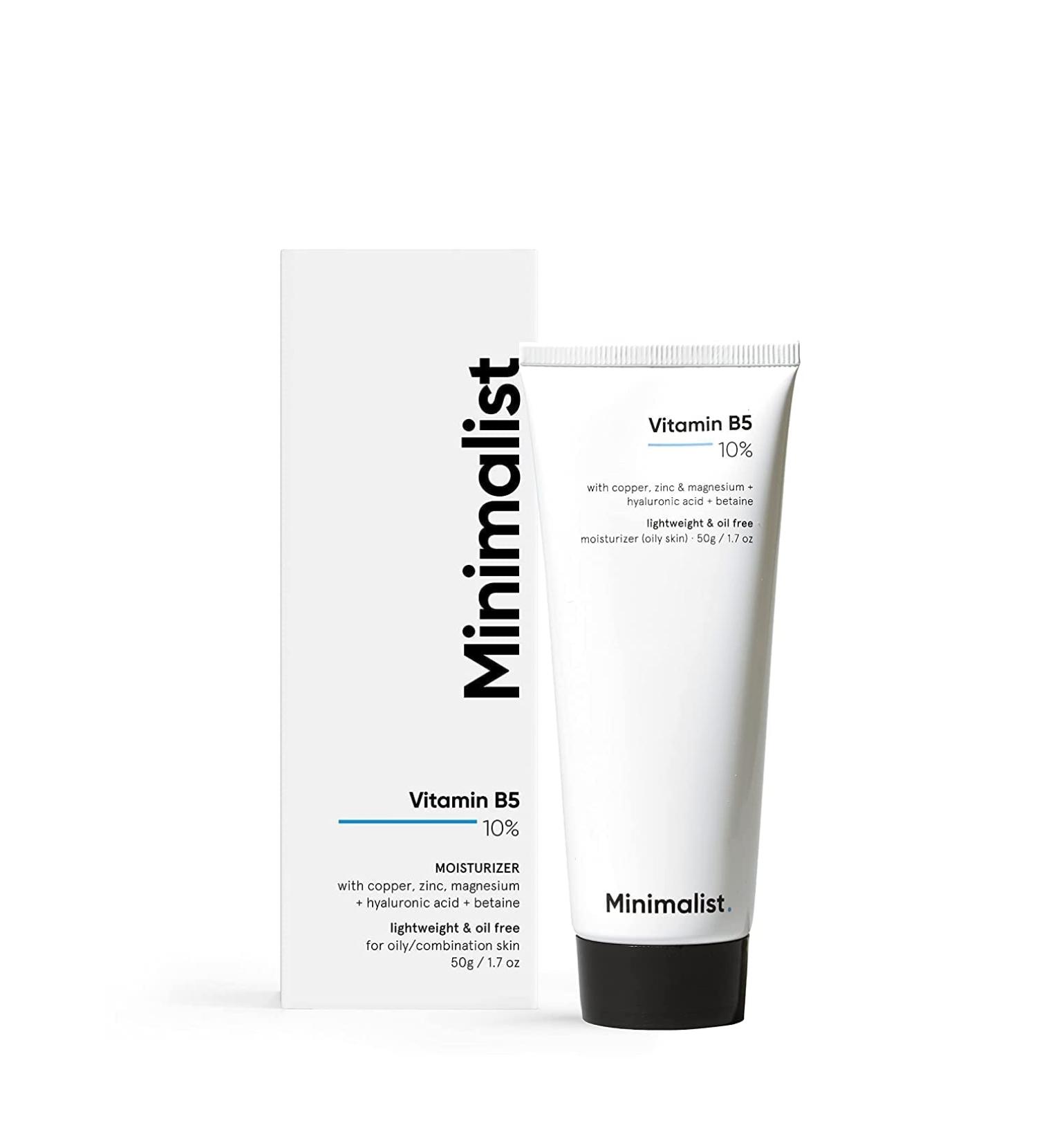 M.M 10% Vitamin B5 Face Moisturizer - Oil-Free Gel for Oily Combination & Acne Prone Skin | Fast Absorbing Lightweight | 1.7 Oz | Unisex - Buy Online on GoSupps.com