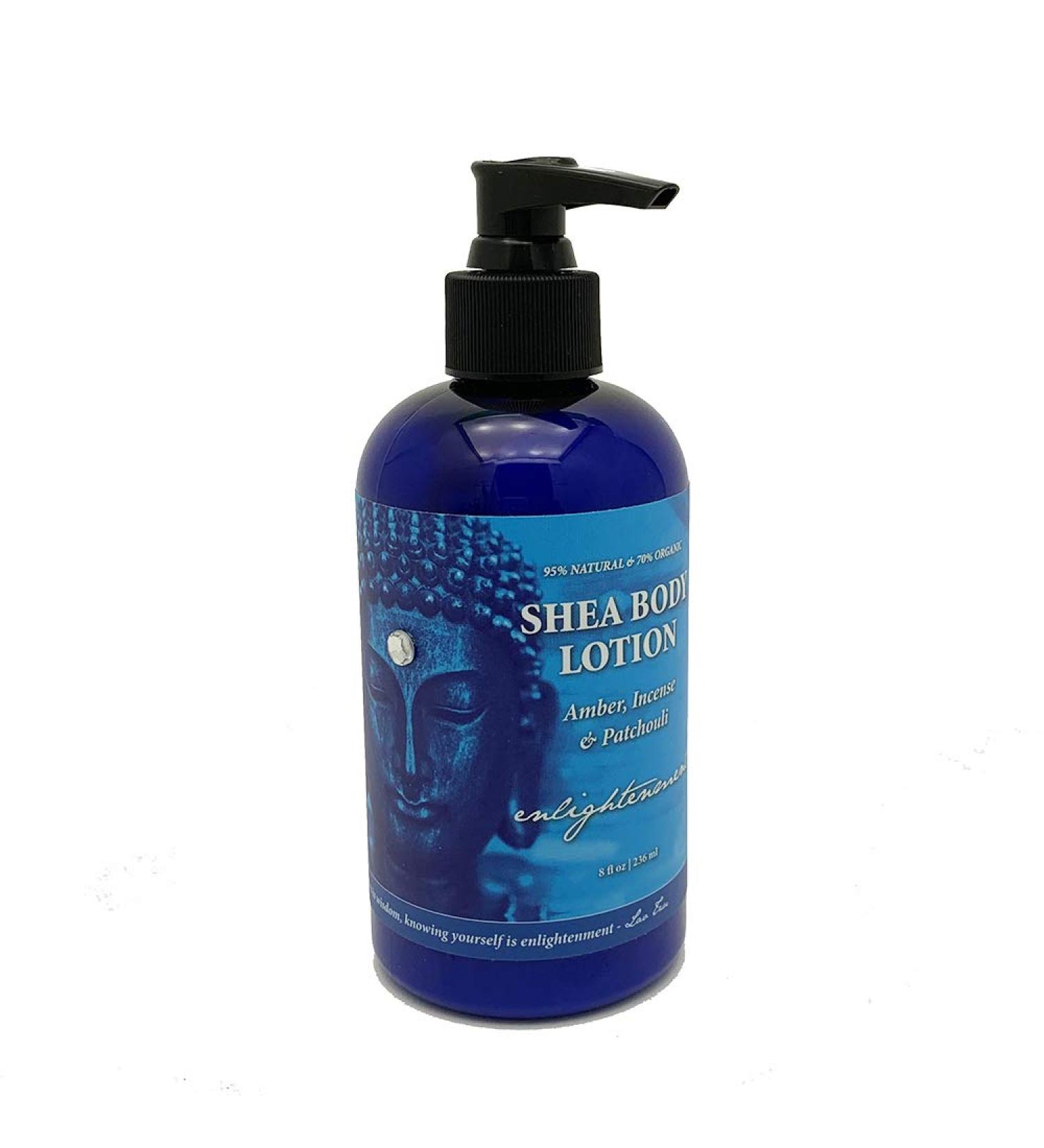8 oz Buddhalicious Organic Shea Body Lotion Enlightenment
