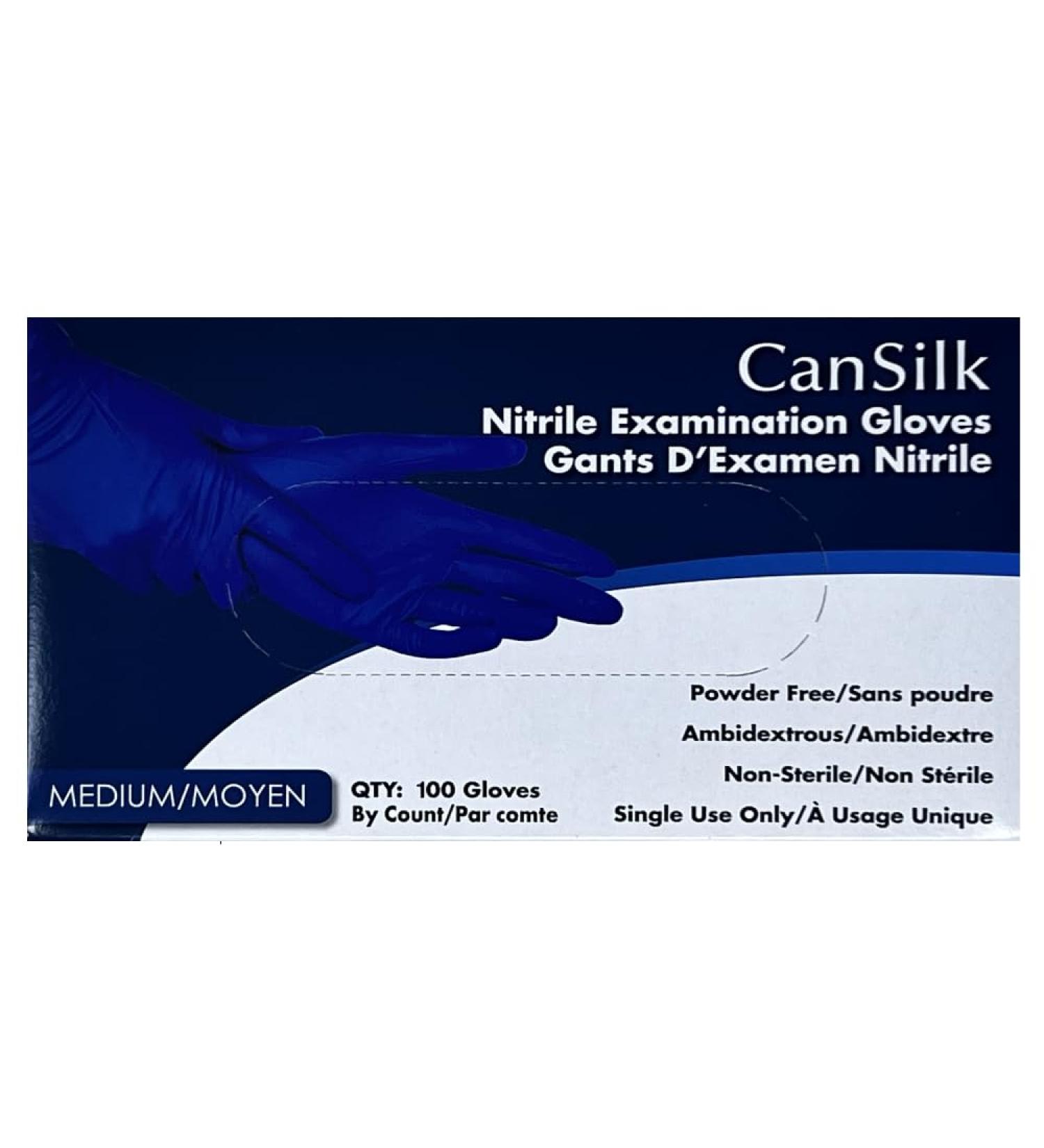Can Silk Nitrile Gloves Powder Free Small