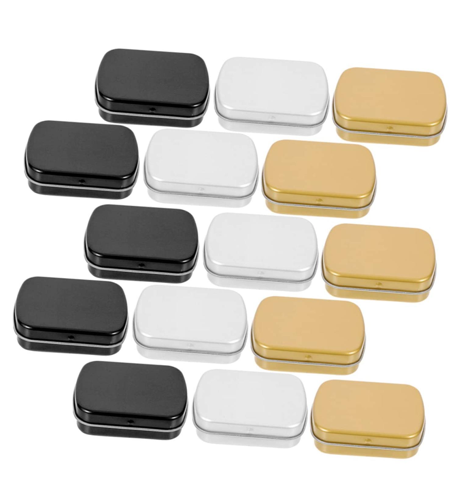 NOLITOY 15pcs Mini Tin Box Accessories Organizer Candy Storage Tins Iron Jar Iron Containers Small Tins with Lids Iron Rectangular Case Wedding Candy Tins Small Tin Case Iron Can - Buy Online on GoSupps.com