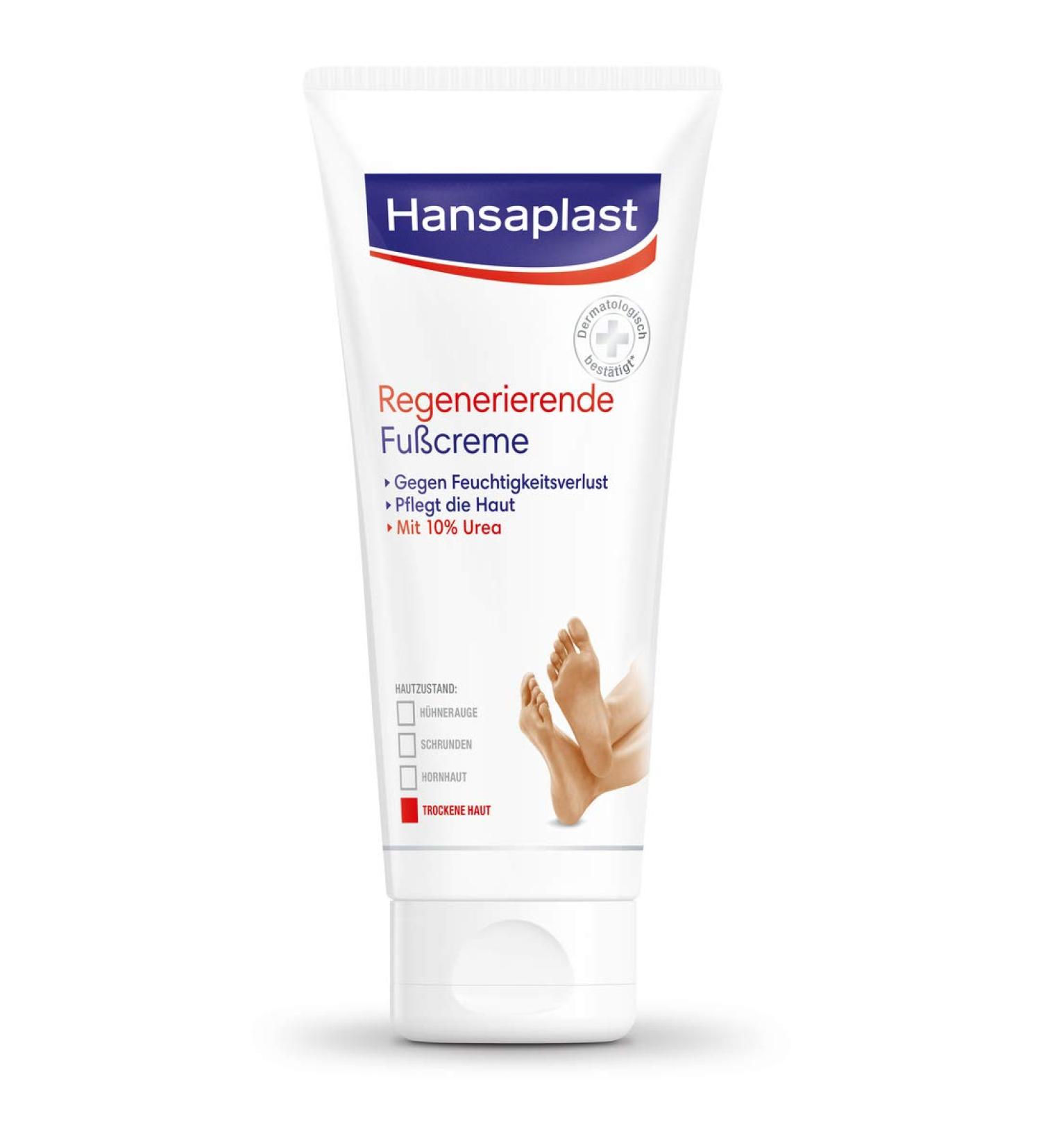 Hansaplast Regenerating Foot Cream 100ml - Nourishing & Hydrating for Healthy Feet | International Shipping Available - Buy Online on GoSupps.com