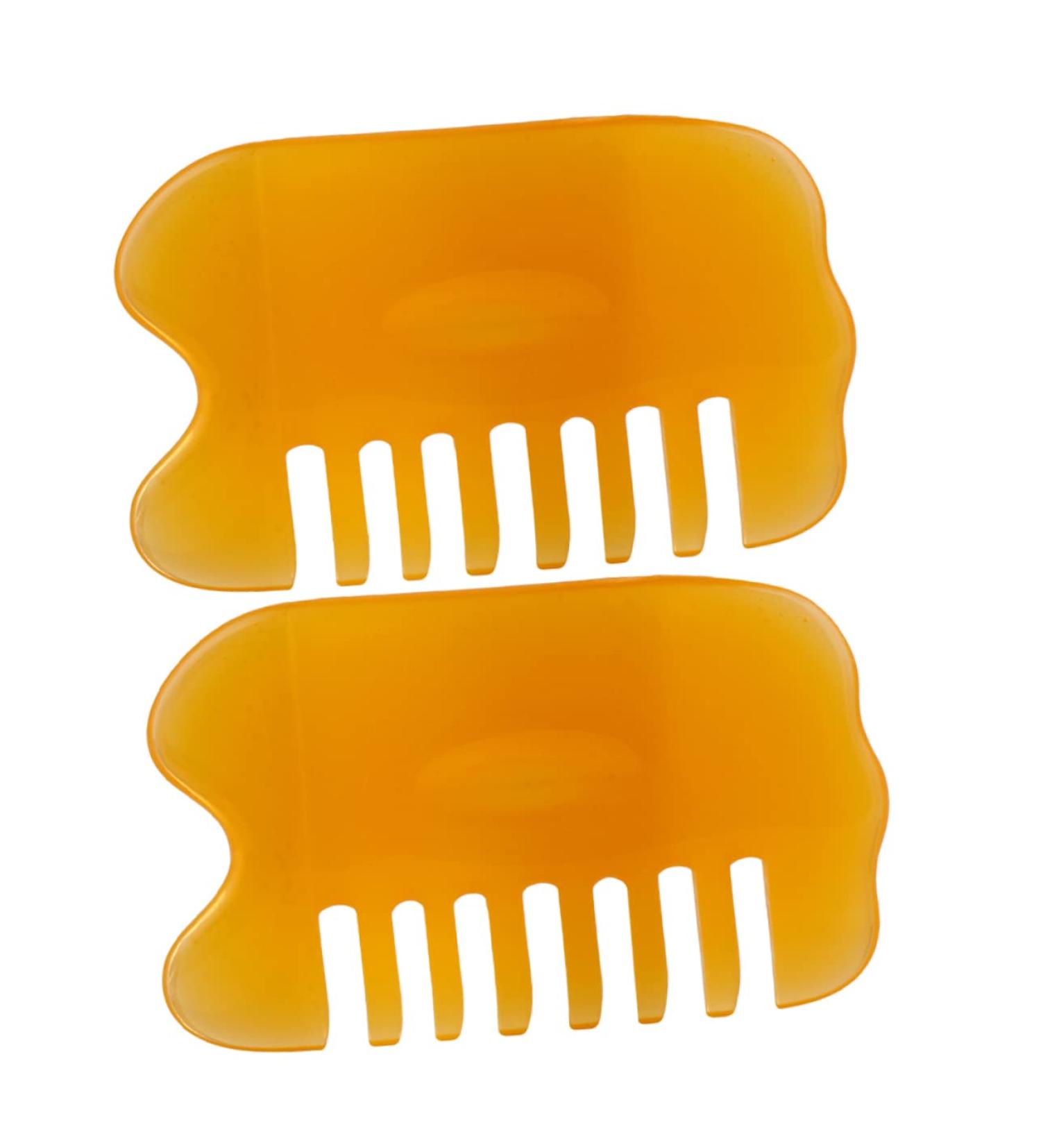 Frcolor 2-in-1 Kamm Scratching Massage Tools | Gua Sha Board & Jade Acupuncture Device for Relaxation | International Shipping Available - Buy Online on GoSupps.com