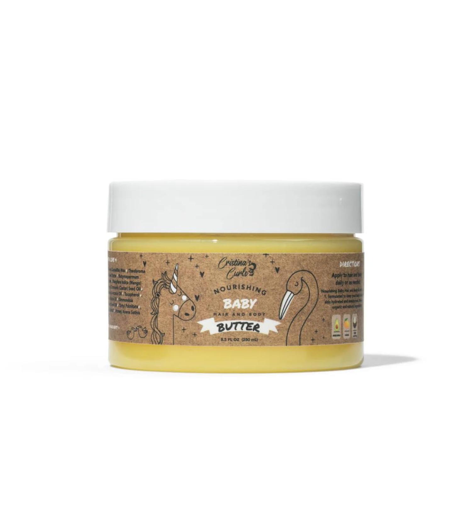 Cristina's Curls Nourishing Baby Hair And Body Butter Rich Whipped Moisture To Seal Soft Skin And Strands - Buy Online on GoSupps.com