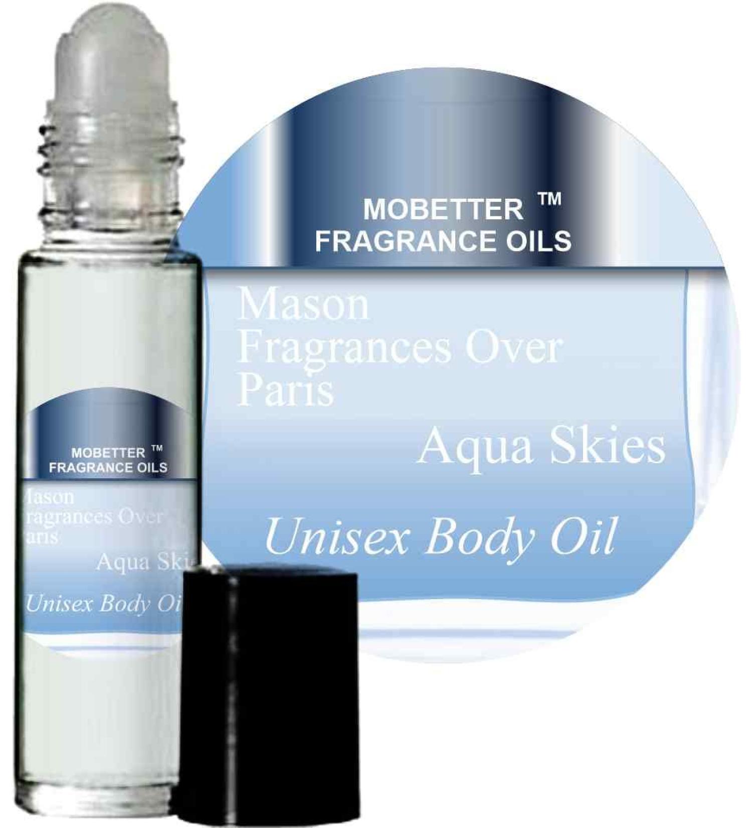 MOBETTER FRAGRANCE OILS Mason Fragrance Over Paris Aqua Sky Perfume Body Oil Unisex