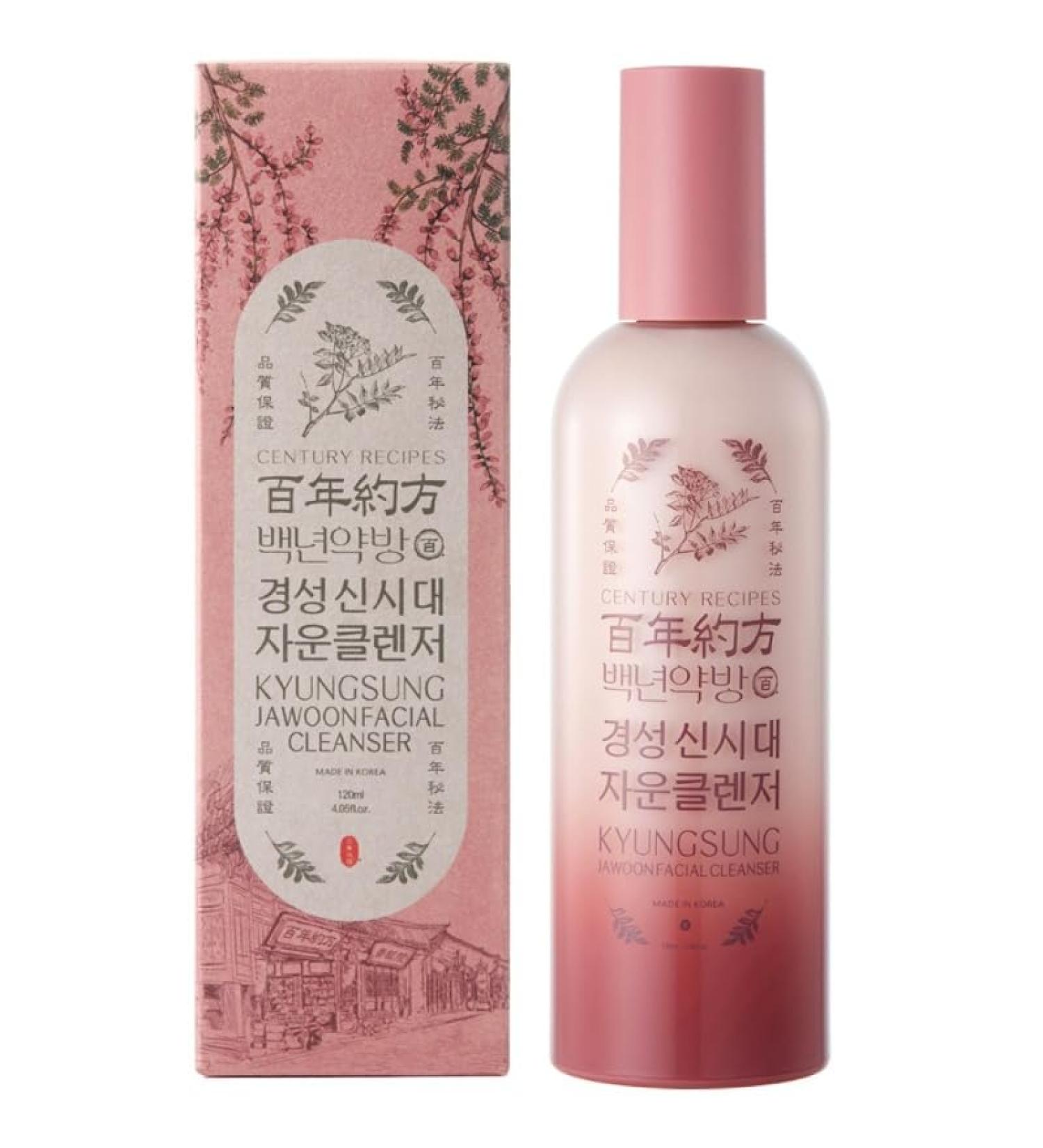 CENTURY RECIPES Kyungsung Jawoon Facial Cleanser 120 ml / 4.06 fl oz Mud-to-Foam Facial Cleanser with Natural Clay for Sensitive Skin - Buy Online on GoSupps.com