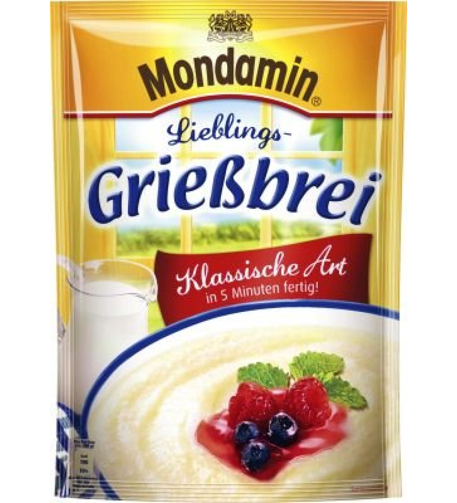 Mondamin Grießbrei Klassische Art (3 Packs)
