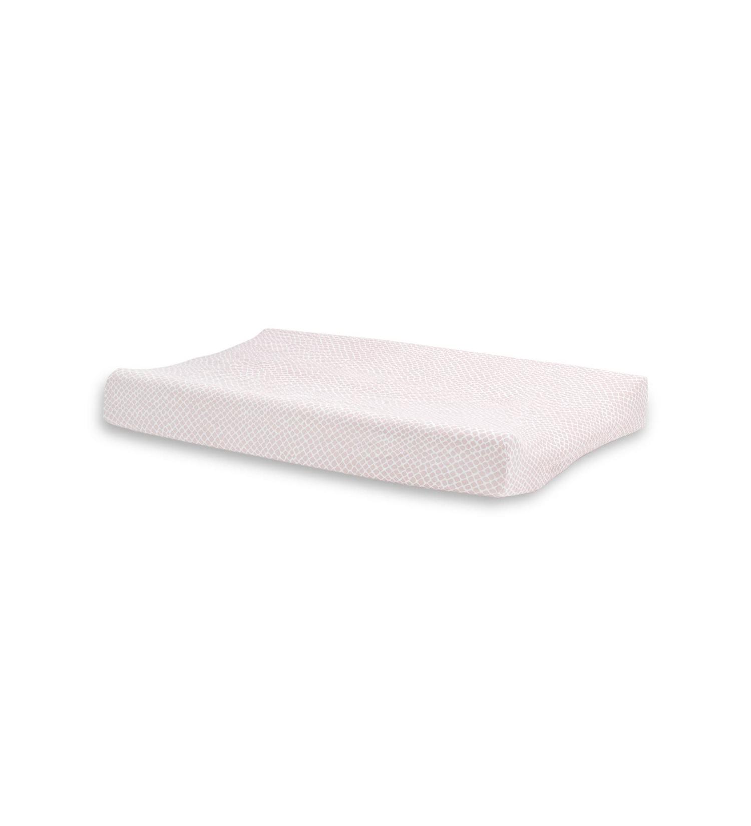 Jollein Changing Mat Jersey 50x70cm - Snake Pale Pink | Soft & Stylish Baby Mat - Buy Online on GoSupps.com