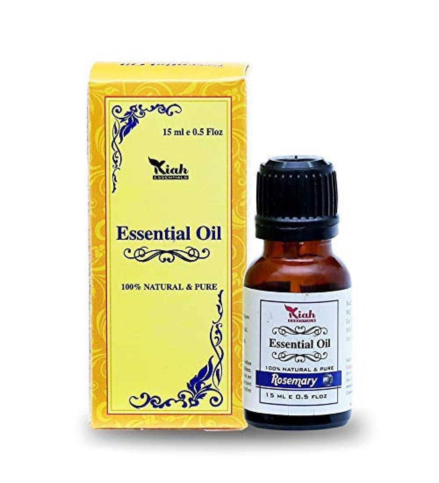 Ganga Ayurveda Kiah Essentials Rosemary Oil for Healthy Hair and Shiny Skin 100% Pure & Natural ||15 ML - Buy Online on GoSupps.com