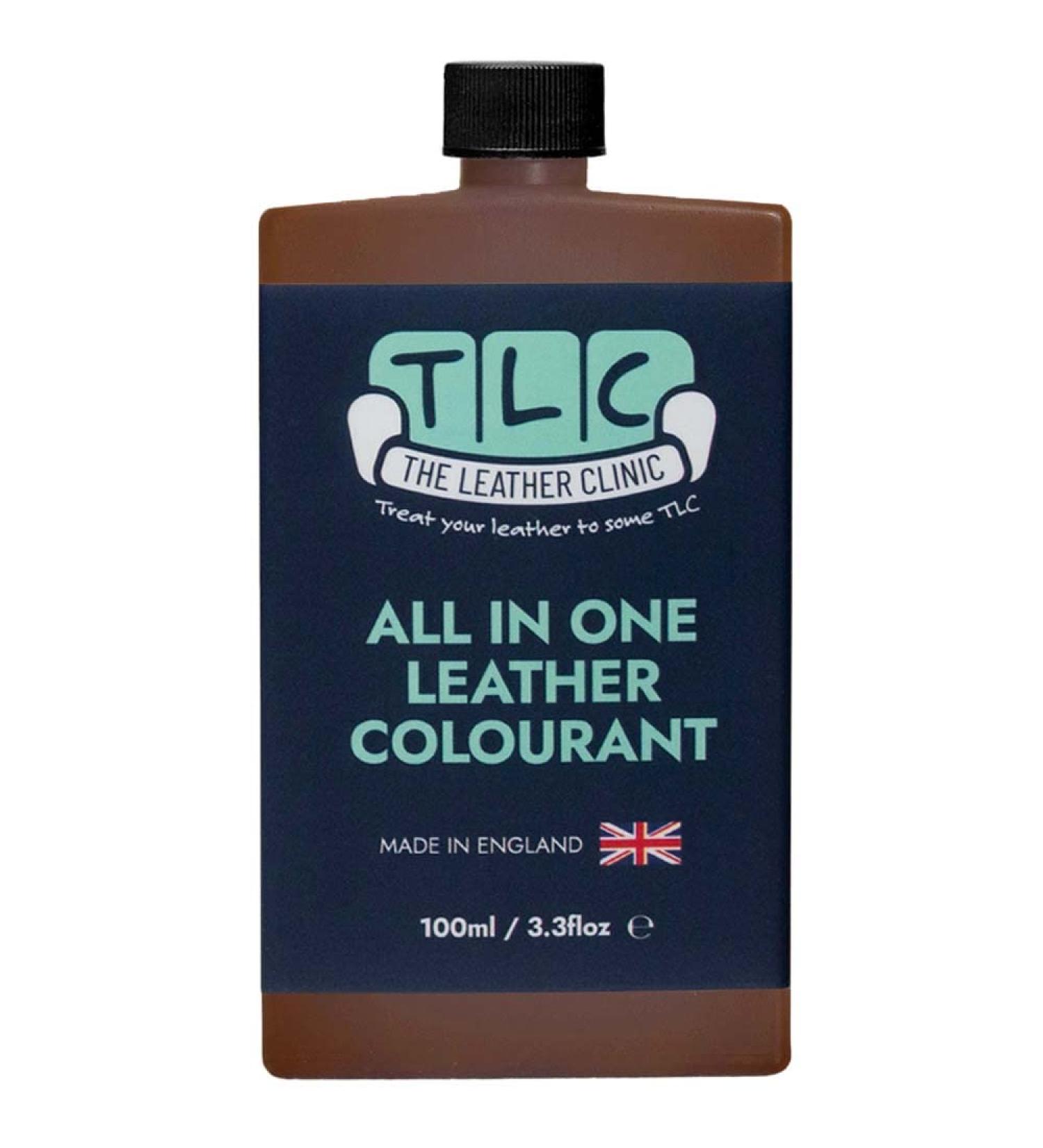  The Leather Clinic All in One Leather Colour Black for Restoration and Colouring Medium Brown 125 ml - Buy Online on GoSupps.com