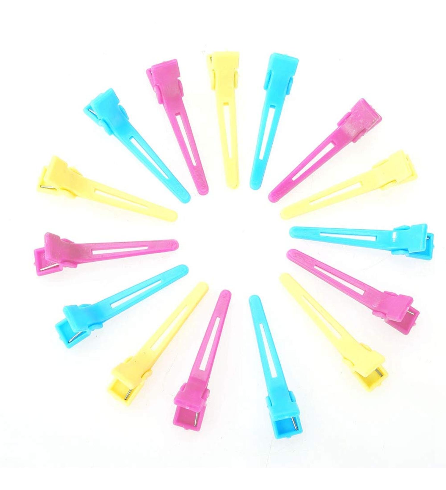 60 Non-Slip Colored Hair Clips - Professional Hairpins for Women & Children | Salon Styling Tools - Buy Online on GoSupps.com