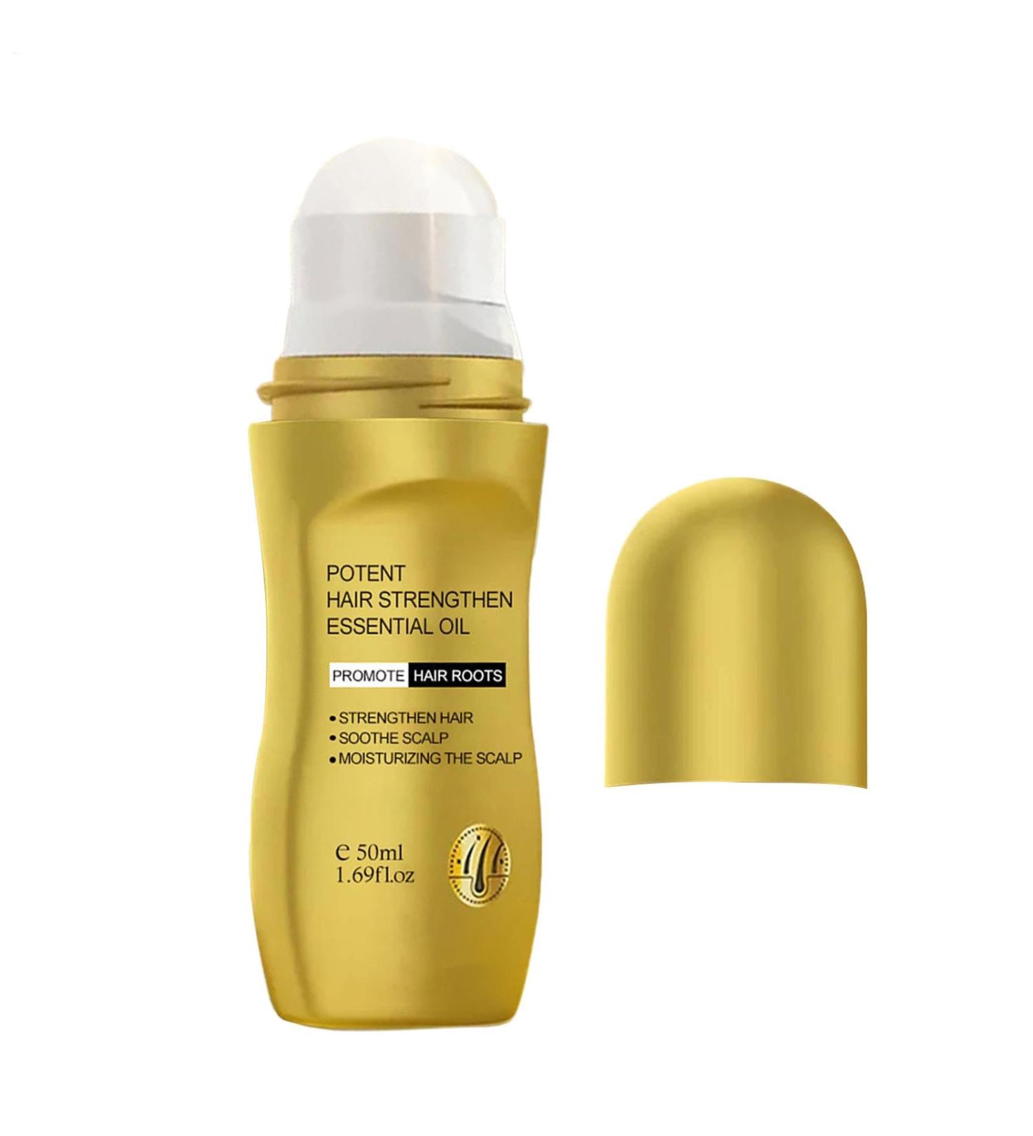  Generisch Scalp Thickening Oil Roller 50ml Scalp and Hair Strengthening Oil | Repair Oil for Damaged Hair Scalp Care Roller Applicator - Buy Online on GoSupps.com