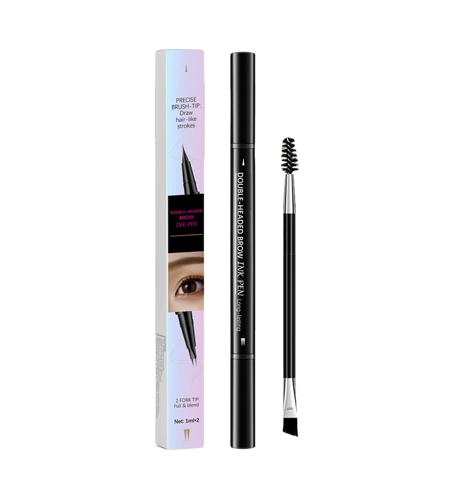 Imaginaryl Eyebrow 2in1 Eyebrow Pen Longlasting SmudgeResistant Precision Shaping Doublesided Cosmetic for Professional Makeup 4 - Buy Online on GoSupps.com