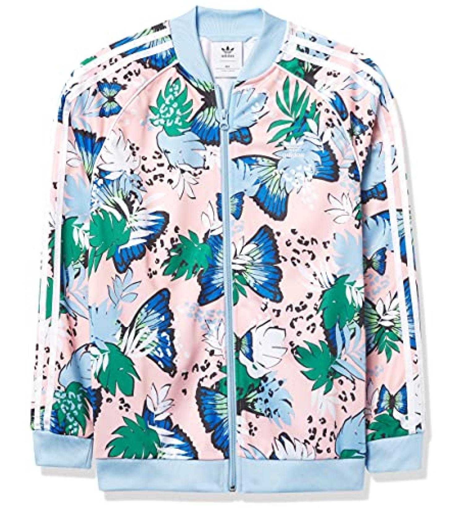 adidas Originals Girls' Her Studio London Collab Superstar Top - Small Haze Coral/Multicolor - Buy Online on GoSupps.com