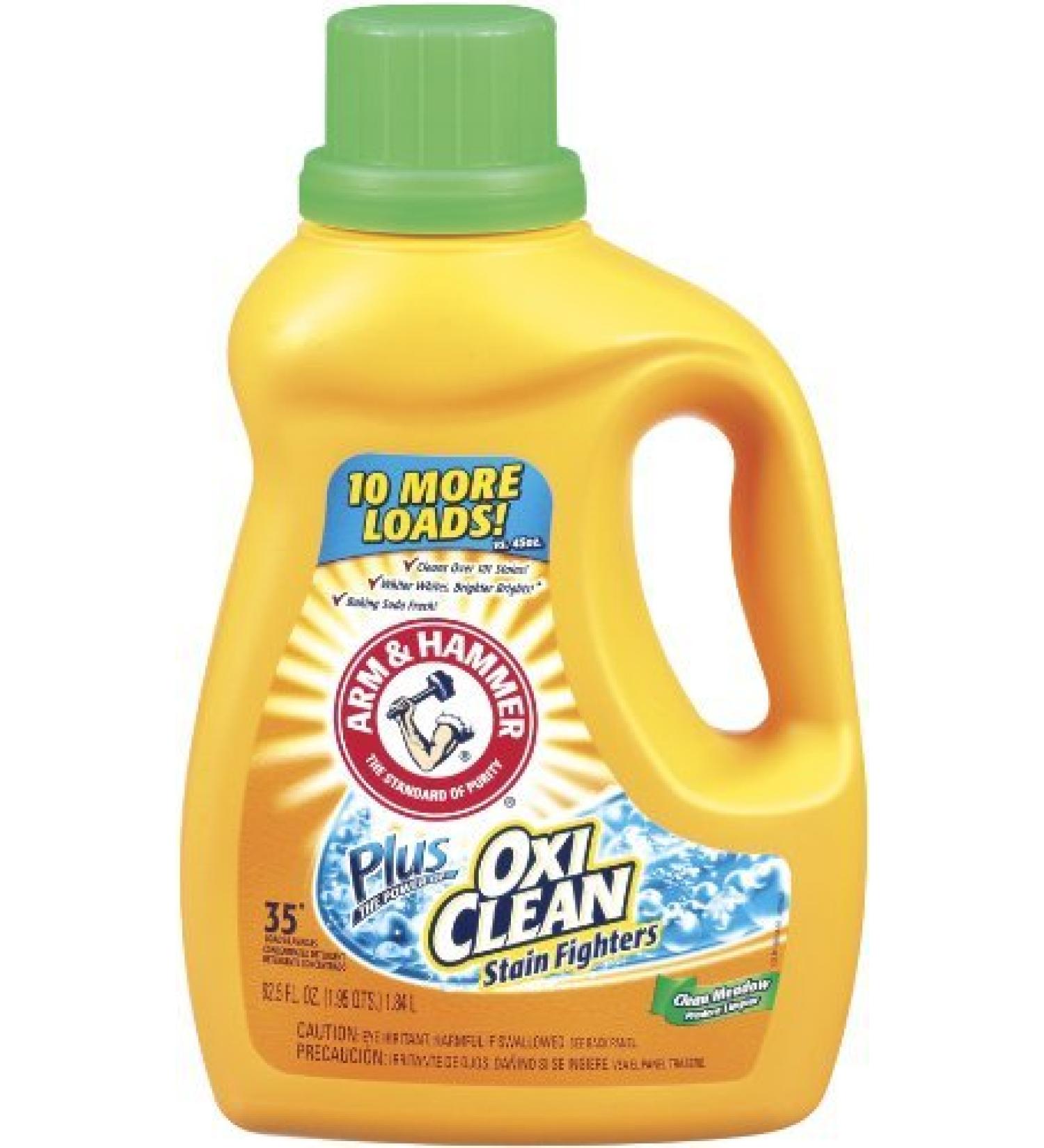 Arm & Hammer Liquid Laundry Concentrate Clean Meadow plus OxiClean Detergent