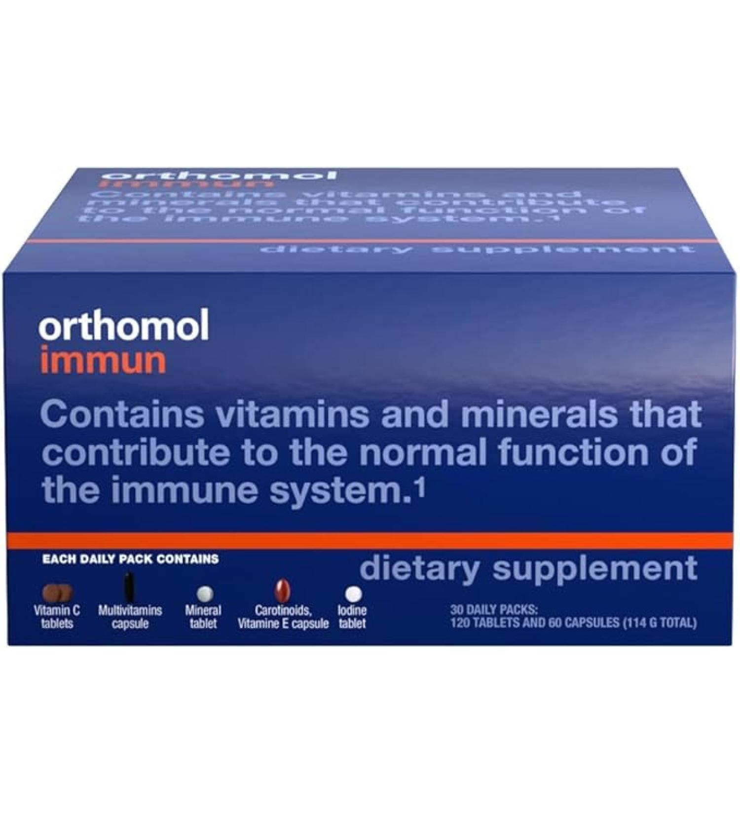 Orthomol Immun Tablet and Capsule, Immune Support Supplement - Buy Online on GoSupps.com