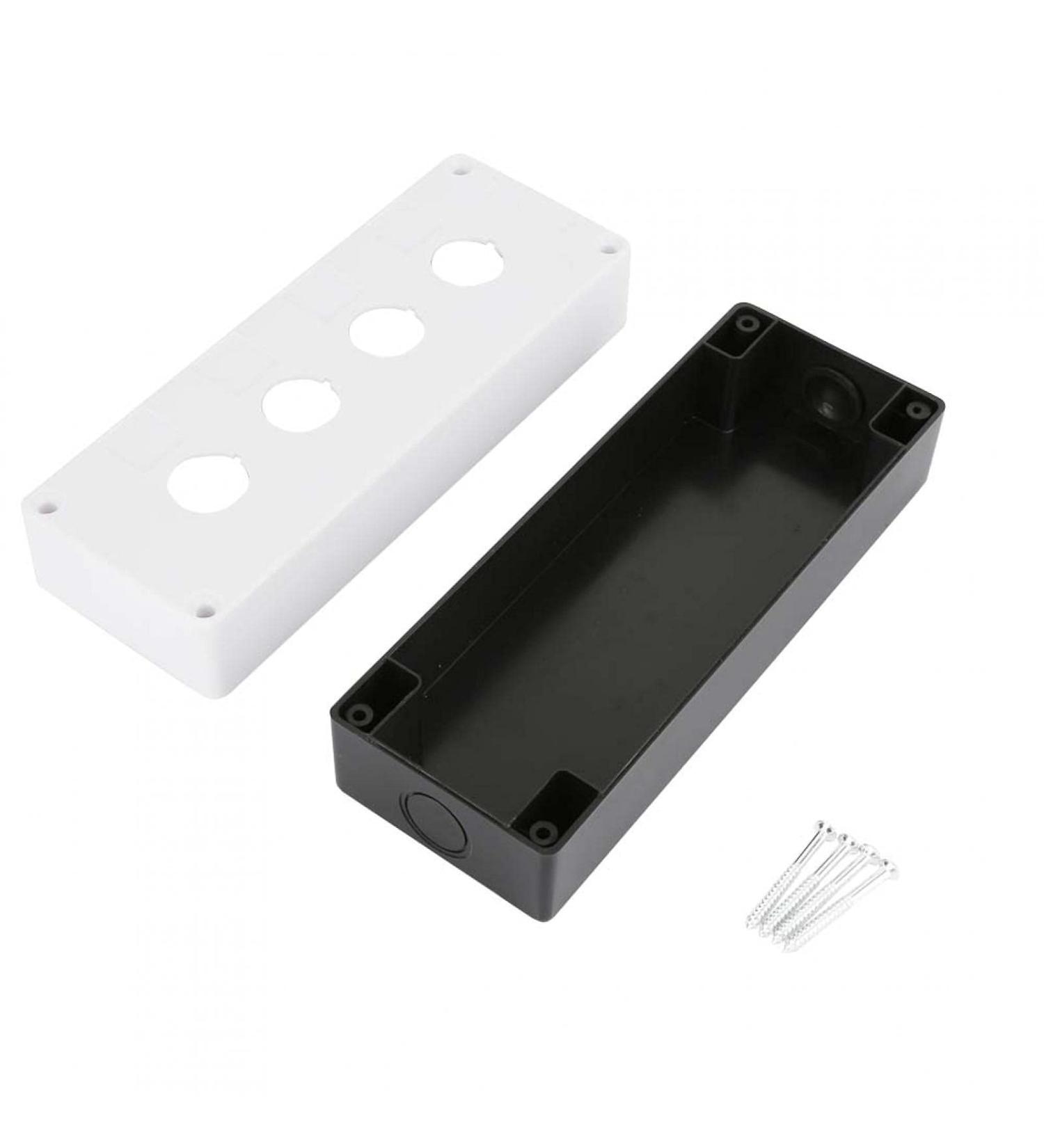 Niady BX4 22mm Waterproof Push Button Switch Control Box - Four Holes Protection Housing (White) - International Shipping Available - Buy Online on GoSupps.com