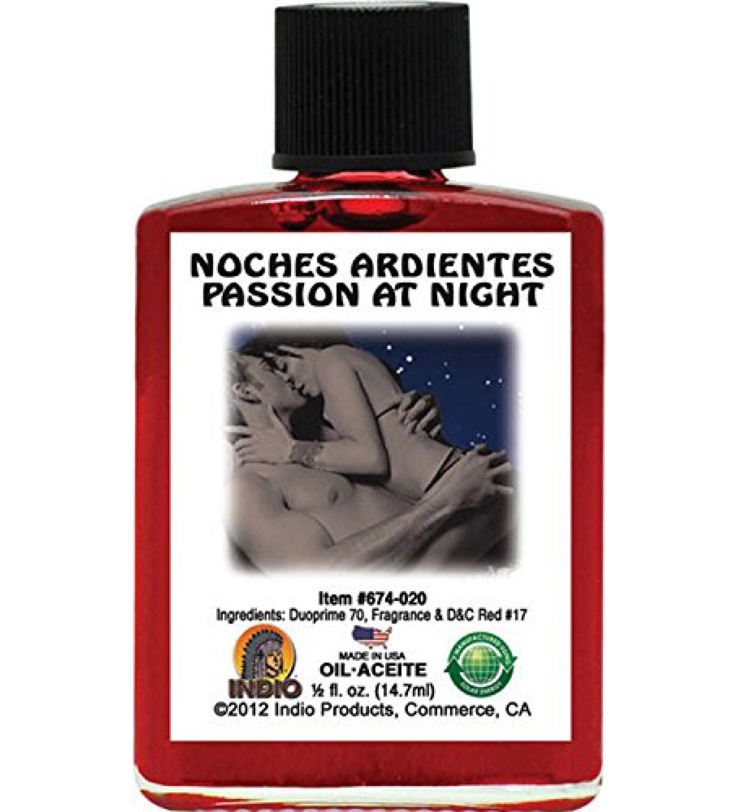 INDIO Oil- Passion At Night NOCHES ARDIENTES 1/2oz