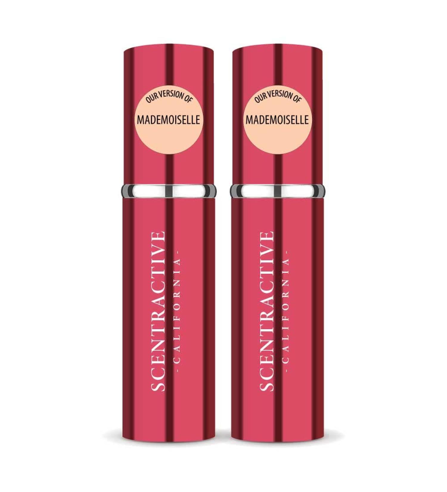 CA Perfume Impression of Mademoiselle For Women Replica Version Fragrance Dupes Concentrated Long Lasting Eau de Parfum Spray Refillable Atomizer Bottle 0.17 Fl Oz/5ml-X2 CHNL MADEMOISELLE IMPRESSION 0.34 Fl Oz (Pack of 1) - Buy Online on GoSupps.com