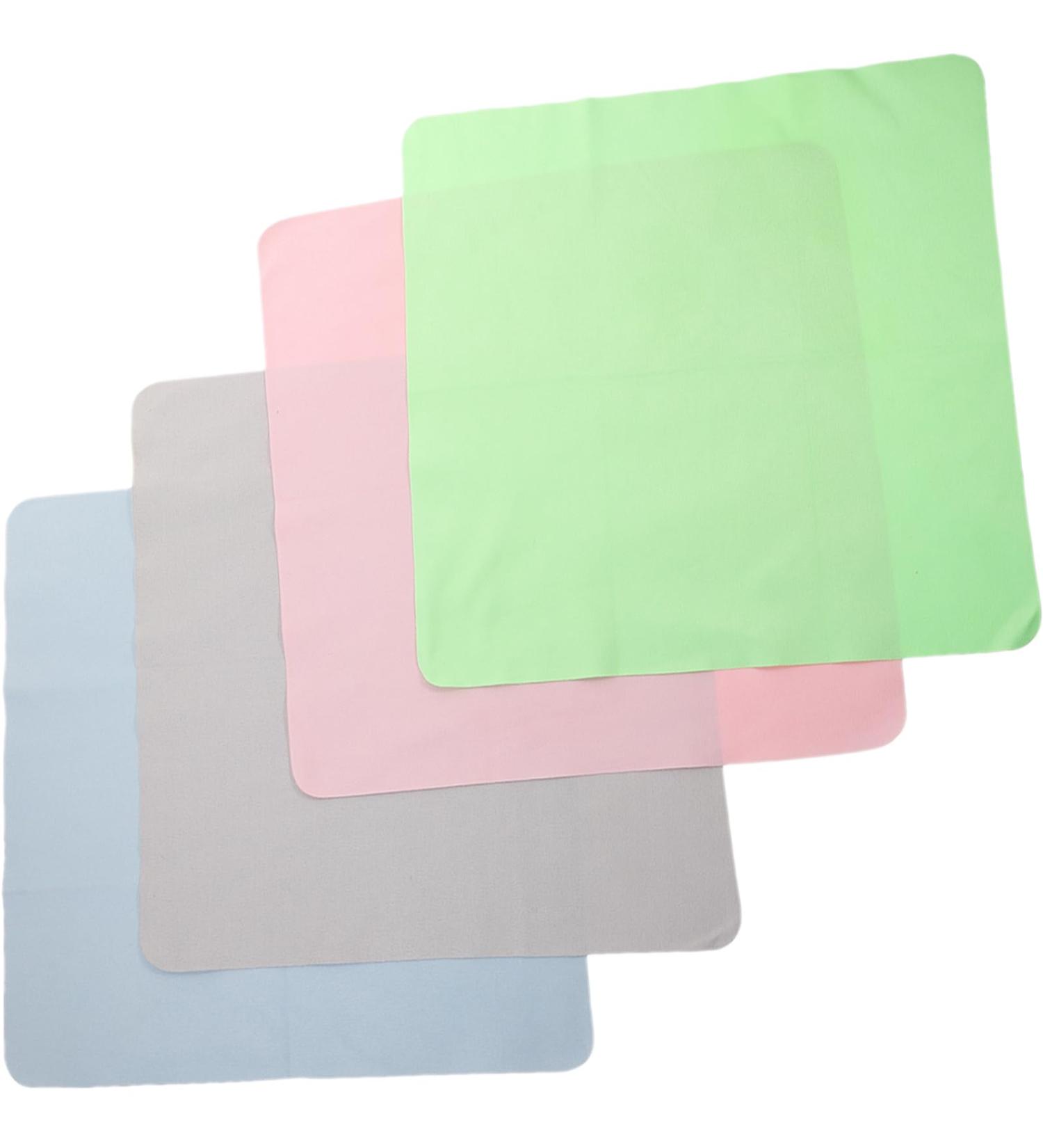 Buy Hemoton 4pcs Large Colored Lens Cleaning Cloths - Optimal Eyeglass Wipes for Crystal Clear Vision - Buy Online on GoSupps.com