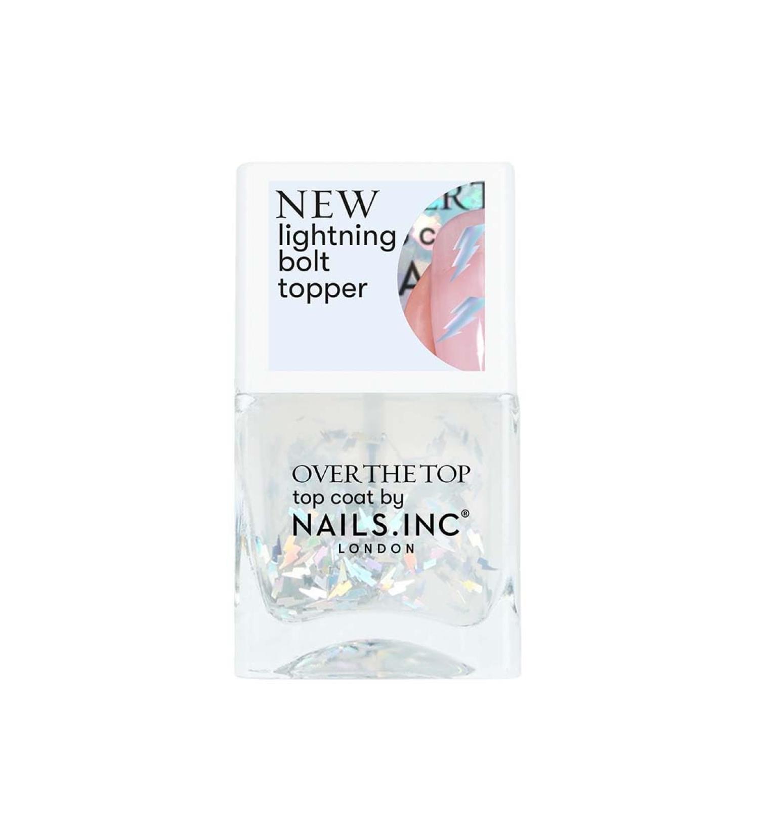 Nails.INC Striking In Shoreditch Holographic Lightening Topper Nail Polish - Buy Online on GoSupps.com