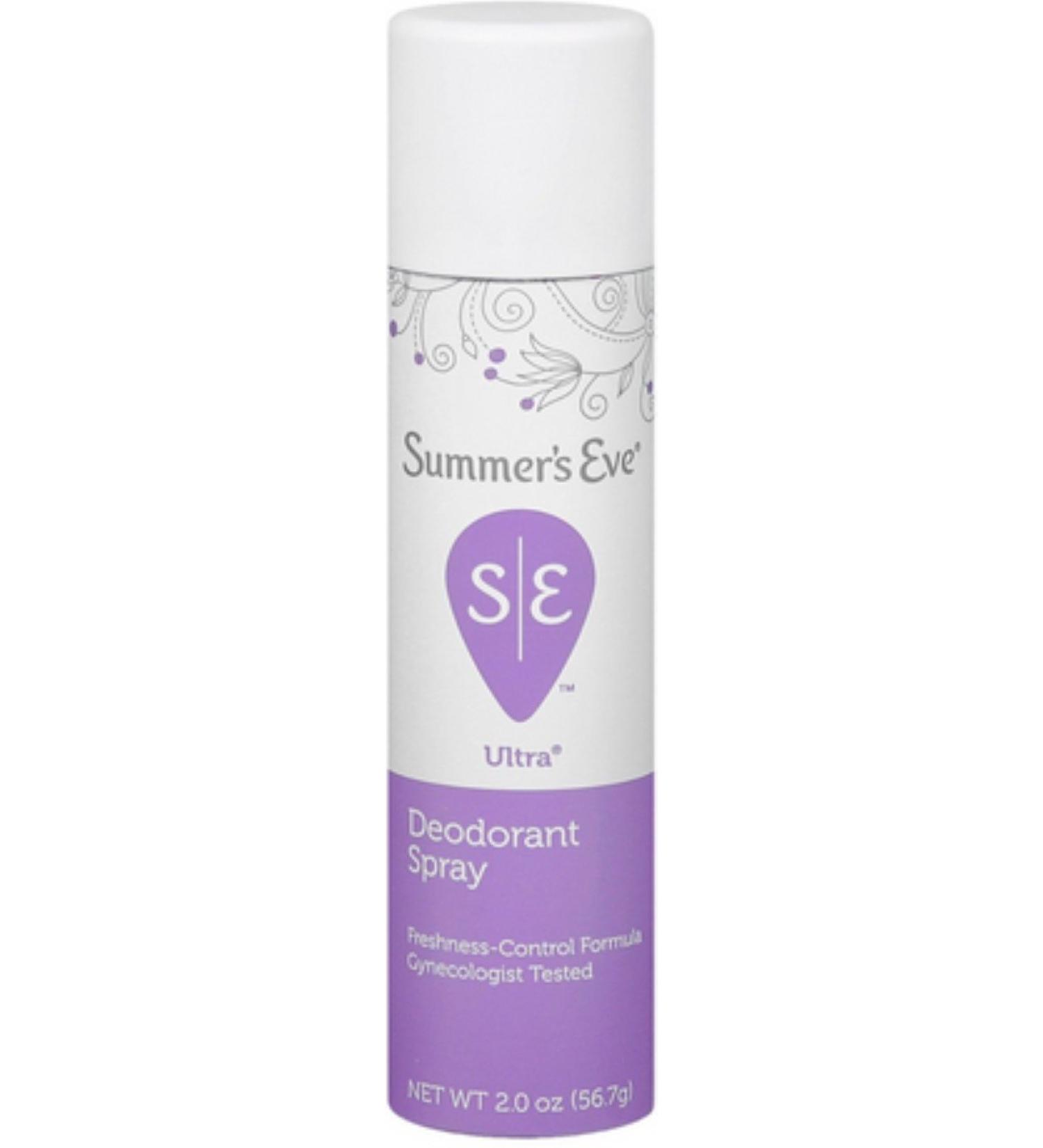 Summers Eve Feminine Deodorant Spray Ultra Extra Strength - 2 oz