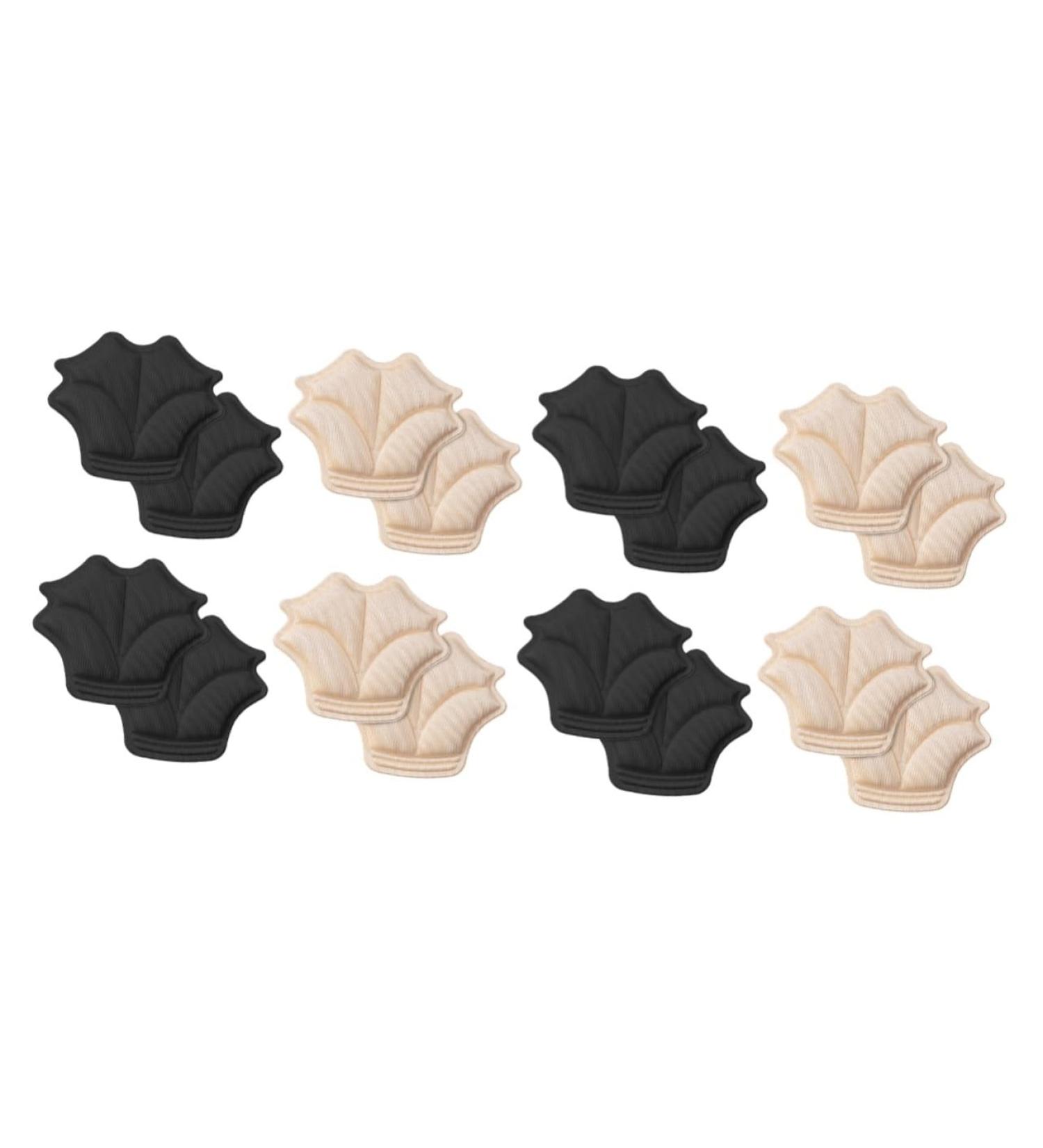 NOLITOY 8 Pairs Anti-Drop Heel Pads Comfortable Half Size Mat Sole Protectors for Women s High Heels Elastic Fabric Anti-Slip Cushions - Buy Online on GoSupps.com