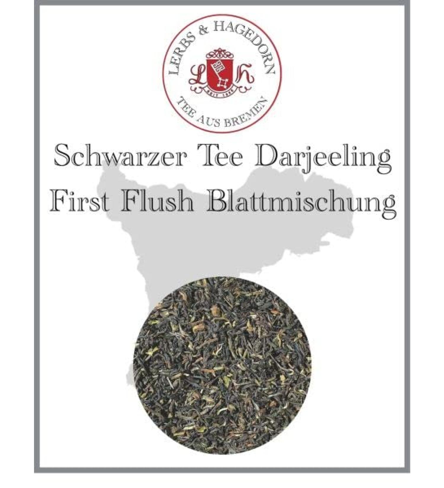  Lerbs & Hagedorn Lerbs & Hagedorn Darjeeling First Flush Black Tea Leaf Blend | Fresh lightly spiced with a bite 1 kg (approx. 81 liters) Black Tea - Buy Online on GoSupps.com