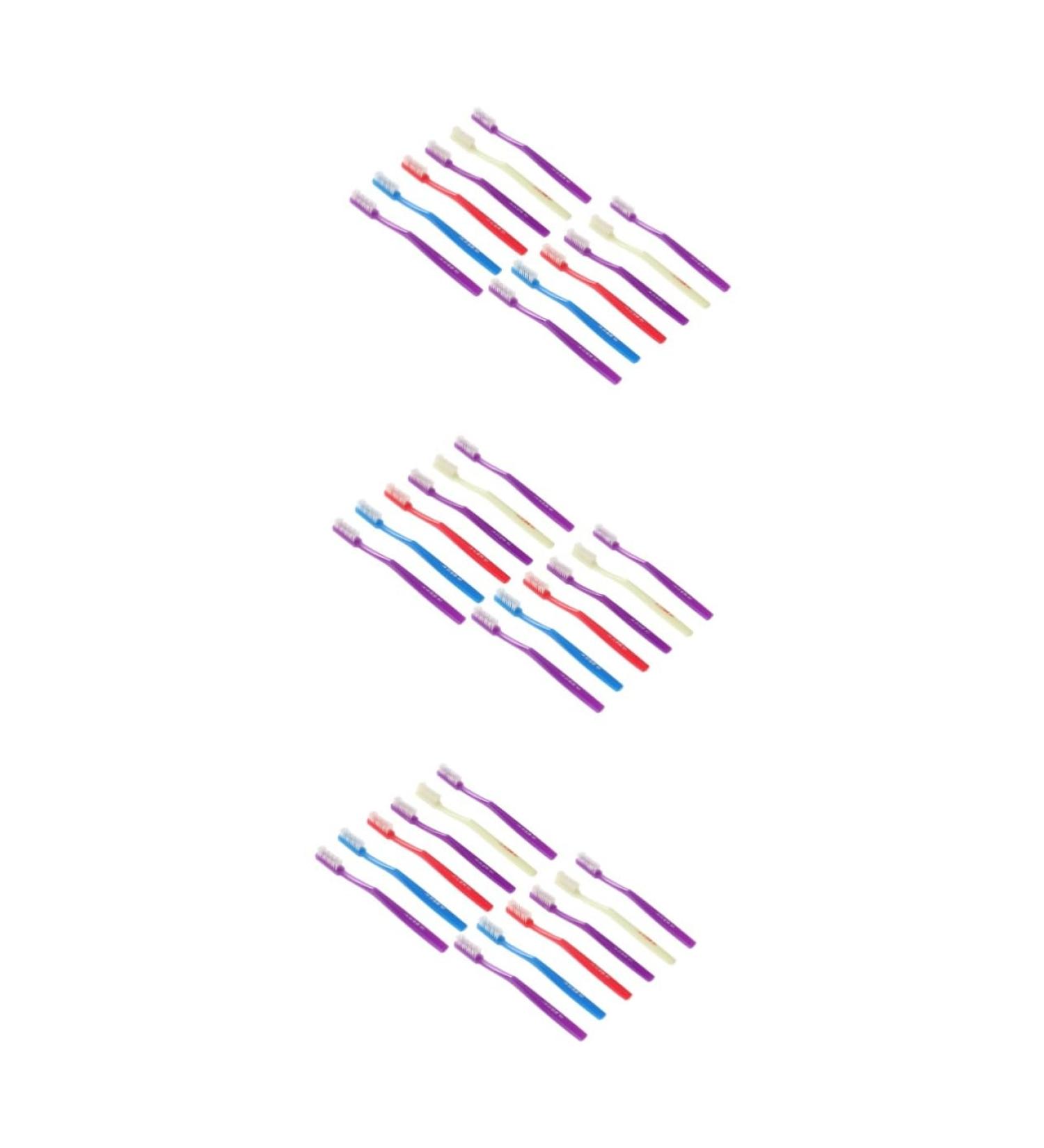 Clispeed 36 STK Toothbrushes - Mass Maternity Toothbrush & Prosthesis Brush with Soft Bristles (3 Pack) - Buy Online on GoSupps.com