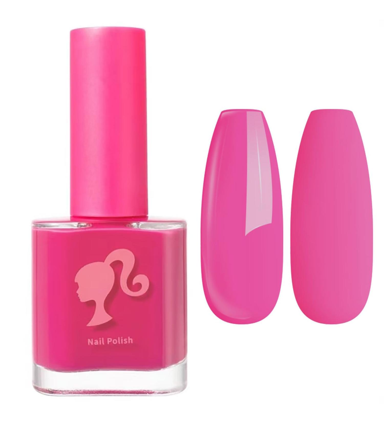 Neon Pink Nail Polish - Strengthening Hot Pink Nail Varnish Quick Dry - Long Lasting Oil Base Natural Nail Polish - Breathable Vegan Nail Polish No Need Nail Lamp for DIY Nail Art - Buy Online on GoSupps.com