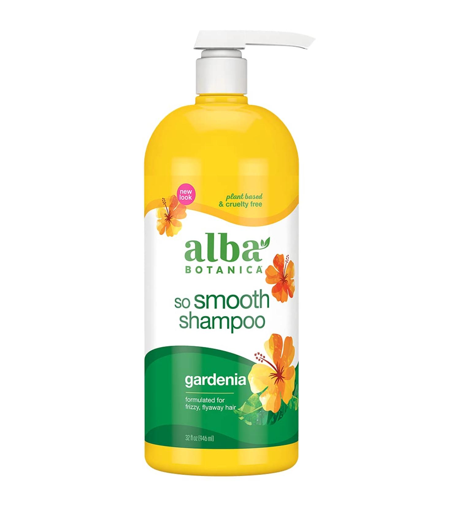 Alba Botanica So Smooth Gardenia Shampoo - 32 Oz (Pack of 1) | Nourishing Hair Care - Buy Online on GoSupps.com