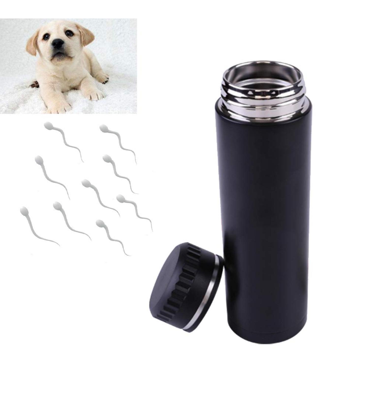 HJJH Semen Flask & Cup for Rapid Dog Sperm Transport | Ideal for Vaccine Shipping & Semen Cooling - Buy Online on GoSupps.com