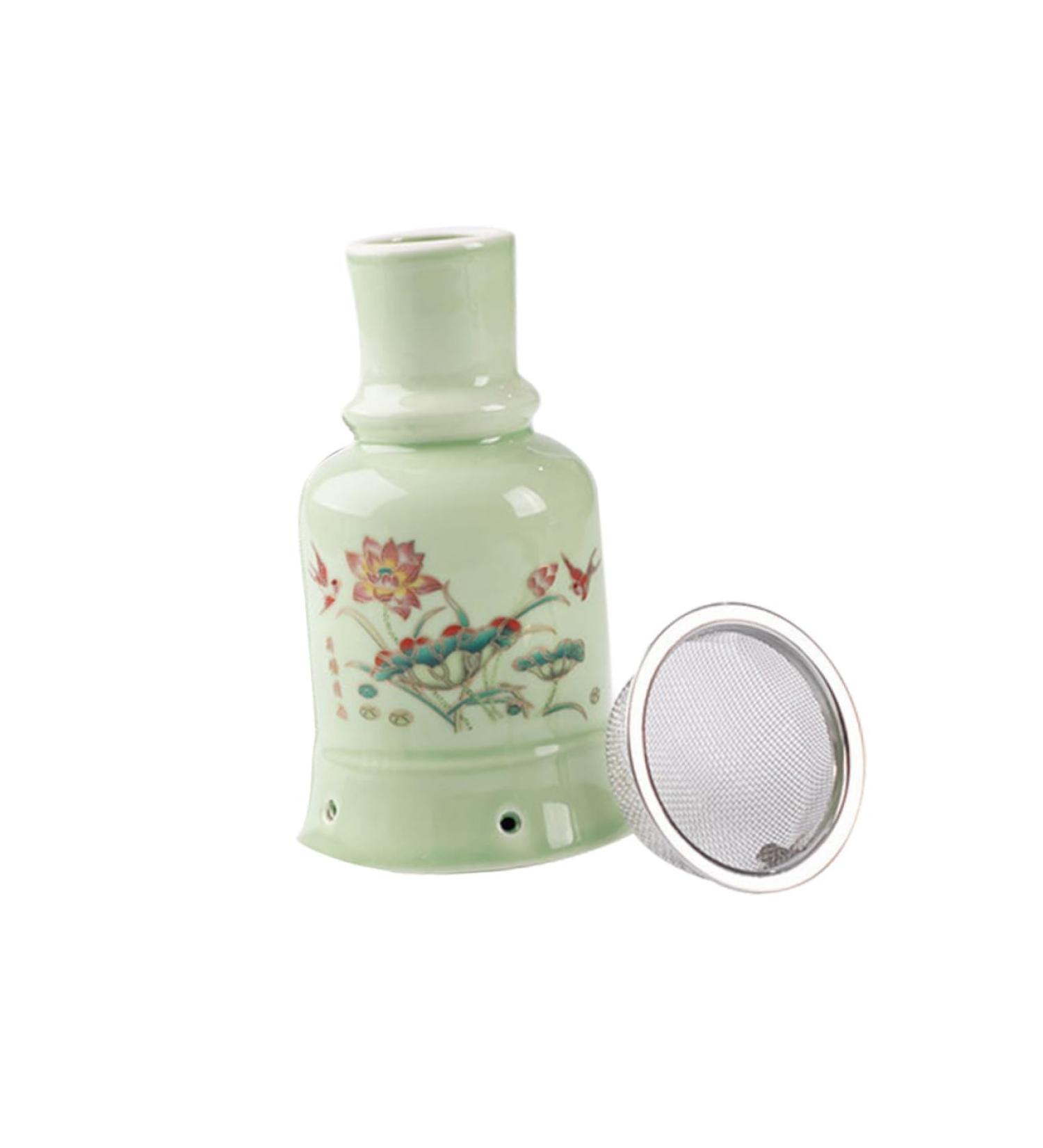 Shop Healvian Moxibustion Pot - Smoke-Free Moxa Stick Extender Holder | Ceramic Moxa Box (12.5x7cm 2PCs) for Relaxation & Massage - Buy Online on GoSupps.com