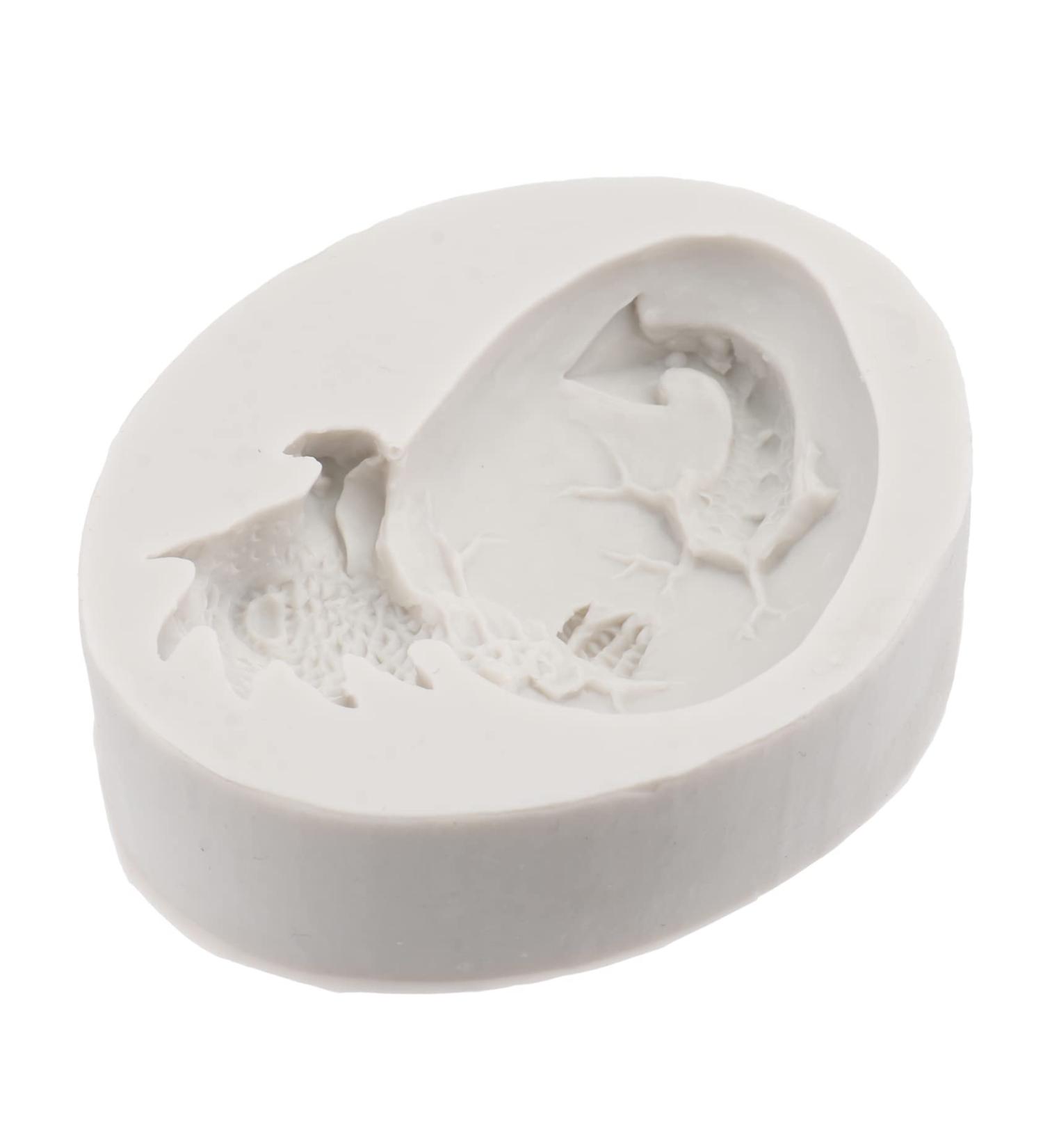 LALAFINA Chocolate Mould Dragon Silicone Molds Easter Lamb Chocolate Silicone Molds Easter Sugar Molds Pink Bunny Ears Easter Egg Mold Easter Fondant Mold Cake Crayon White - Buy Online on GoSupps.com