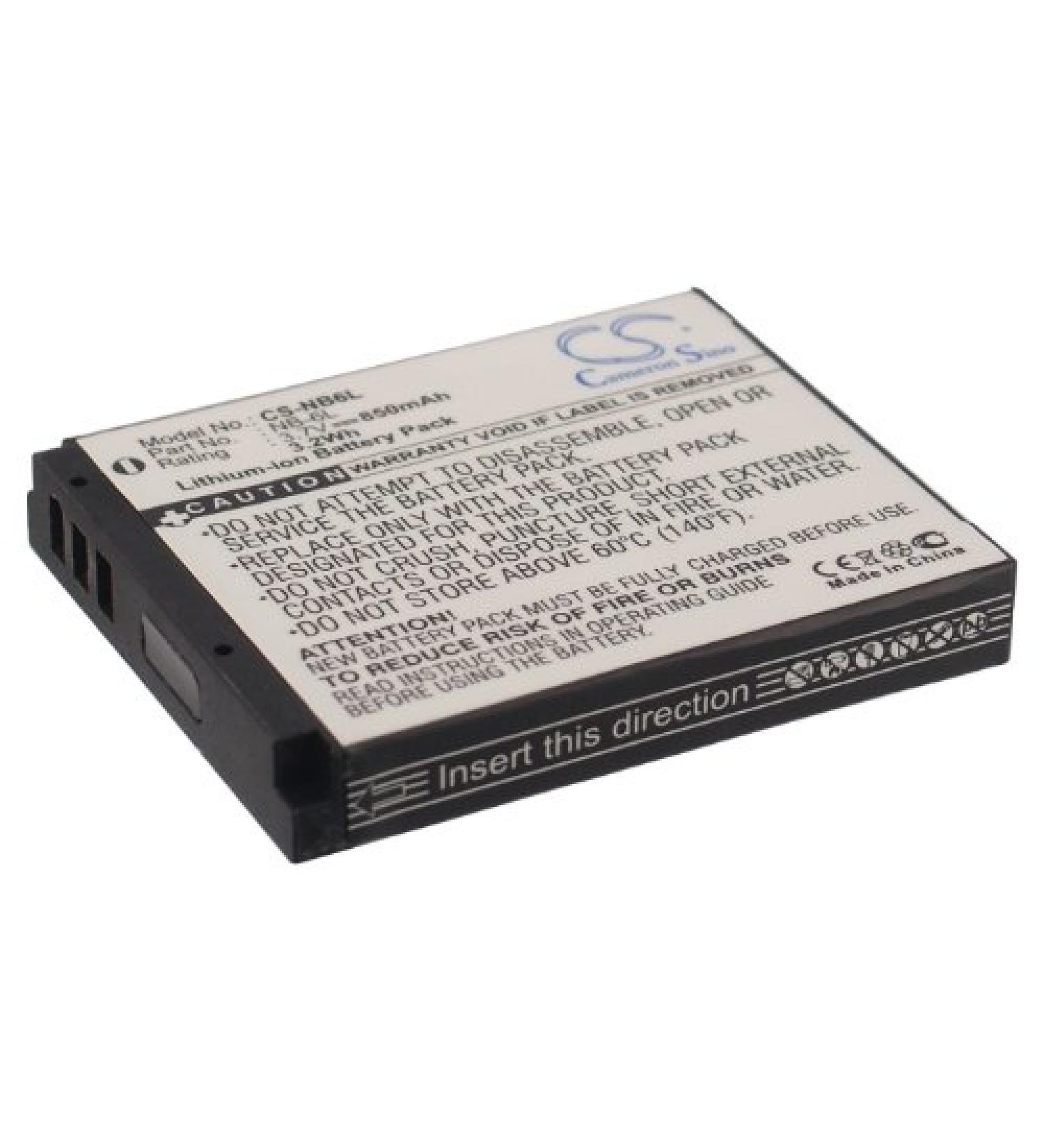 Buy NB-6LH NB-6L 850mAh Battery - Compatible with Canon PowerShot IXY 31S IXUS 300HS SD1200 D10 & More | Fast International Shipping - Buy Online on GoSupps.com