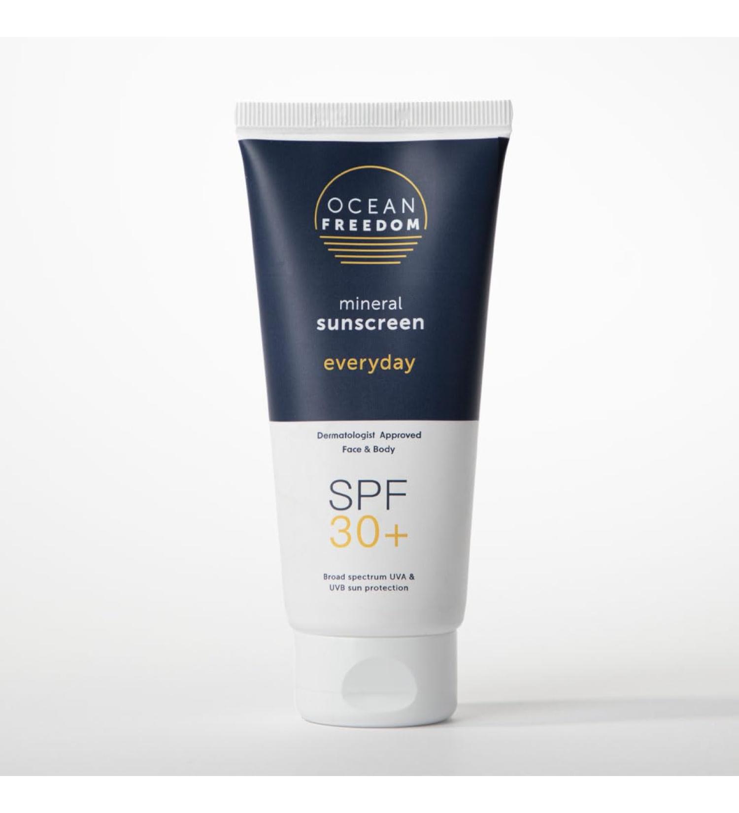 Ocean Freedom - Everyday SPF 30+ Mineral Sunscreen - Buy Online on GoSupps.com