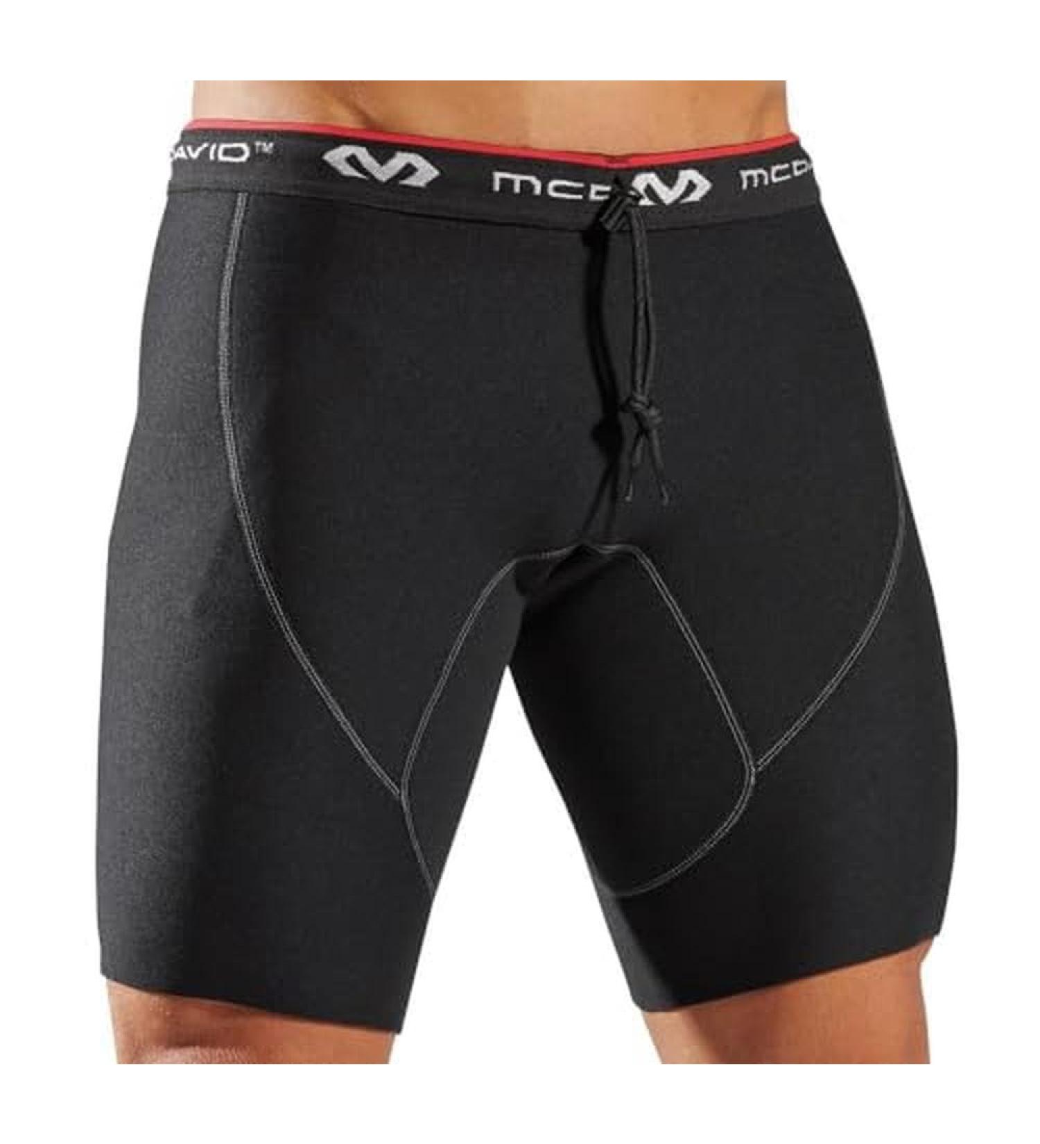 McDavid Thermal and Compression Therapy Short for Thigh hamstrings Glutes and Groin Support and Weight Trimming Black XL