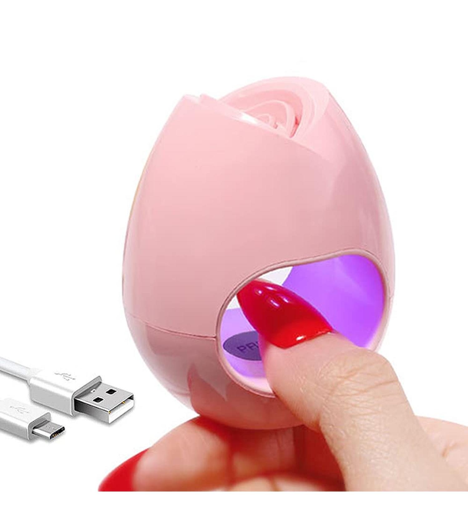 Portable Mini UV LED Nail Lamp | USB Nail Dryer for Gel Polish | 16W Quick Drying Mini UV Nail Curing Lamp - Buy Online on GoSupps.com