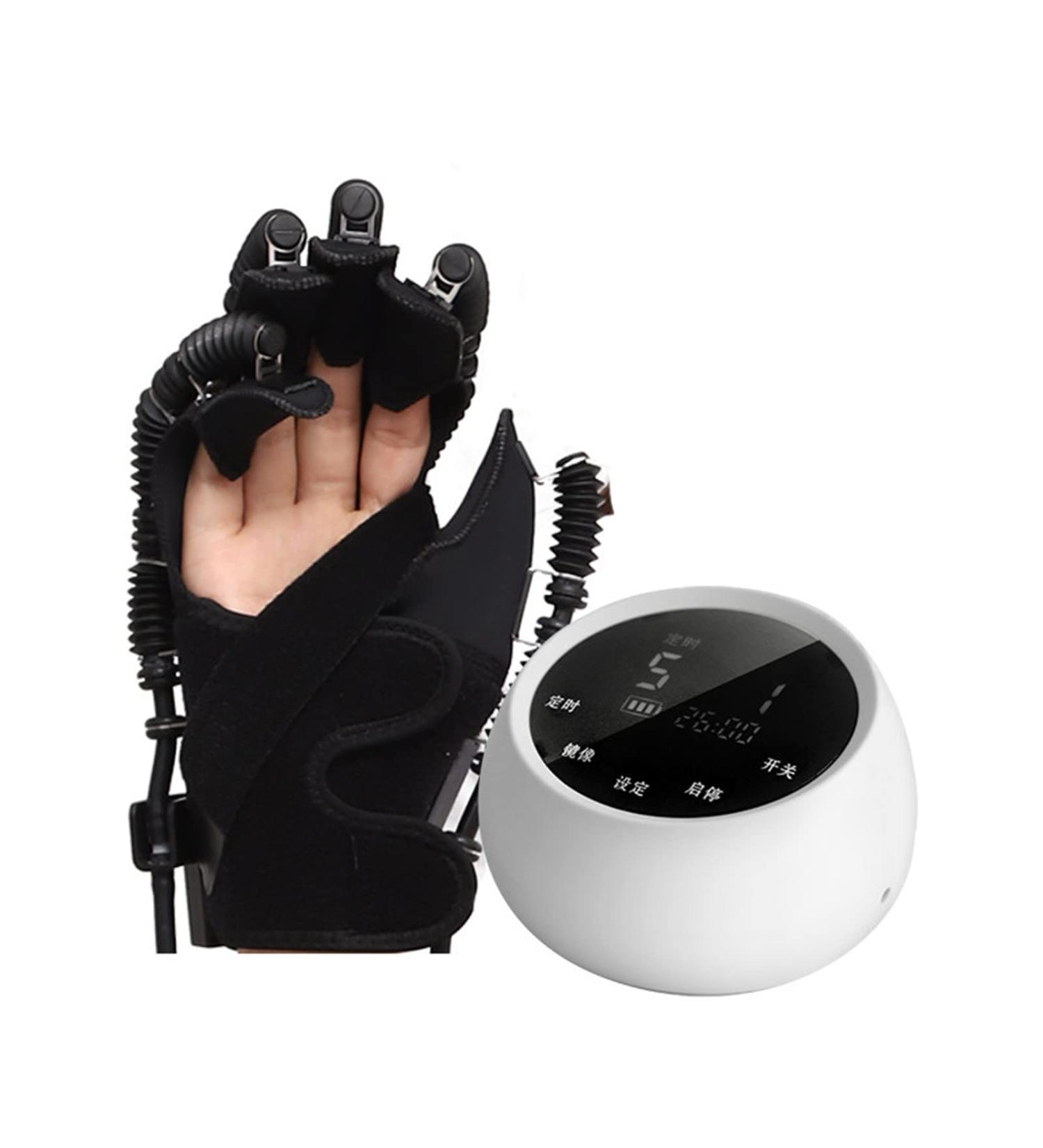 ZZBB Rehabilitation Robot Glove Finger Orthotics Exerciser Exoskeleton Manual Training Fingerboard Flexion and Finger Extension Exercise Nerve Massager Left Hand - Buy Online on GoSupps.com