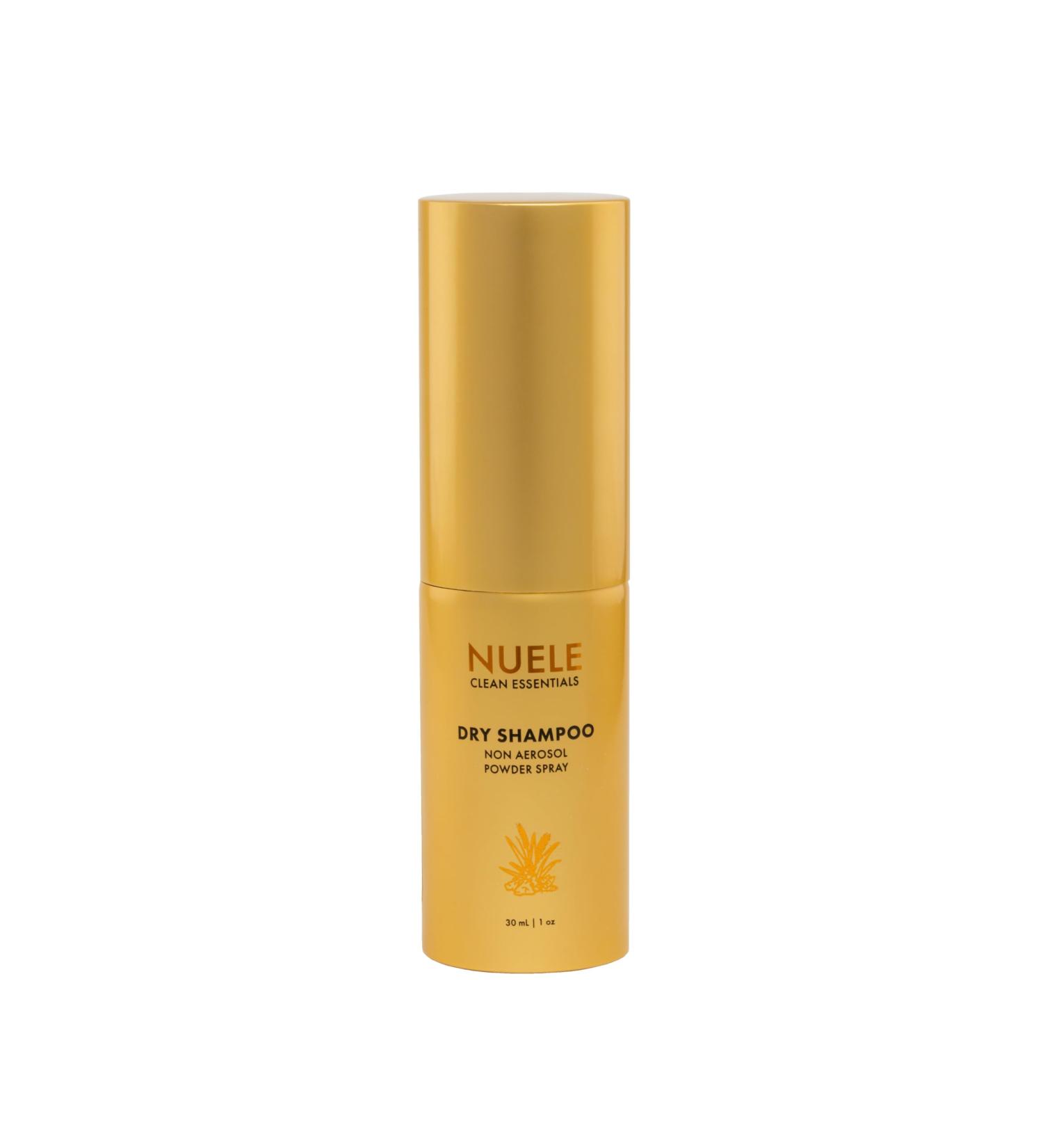 Nuele Clean Essentials Dry Shampoo - Non Aerosol Powder Spray (1 Oz) | Shop Internationally for Eco-Friendly Hair Care - Buy Online on GoSupps.com