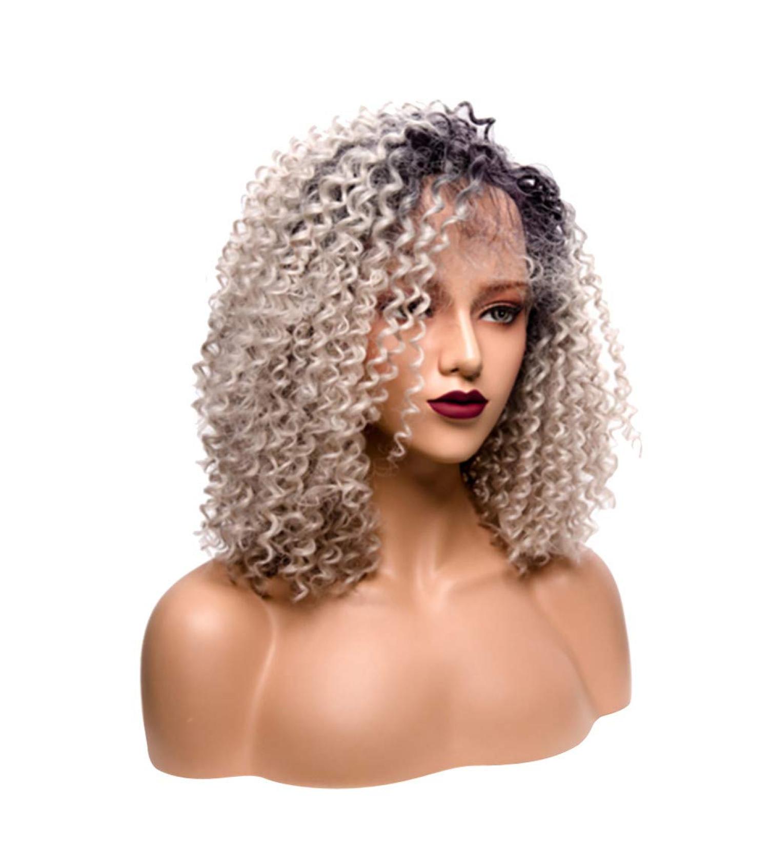 Afro Wig for Women - Long Wavy Synthetic Hair for 70s 80s & 60s Cosplay & Parties - Buy Online on GoSupps.com