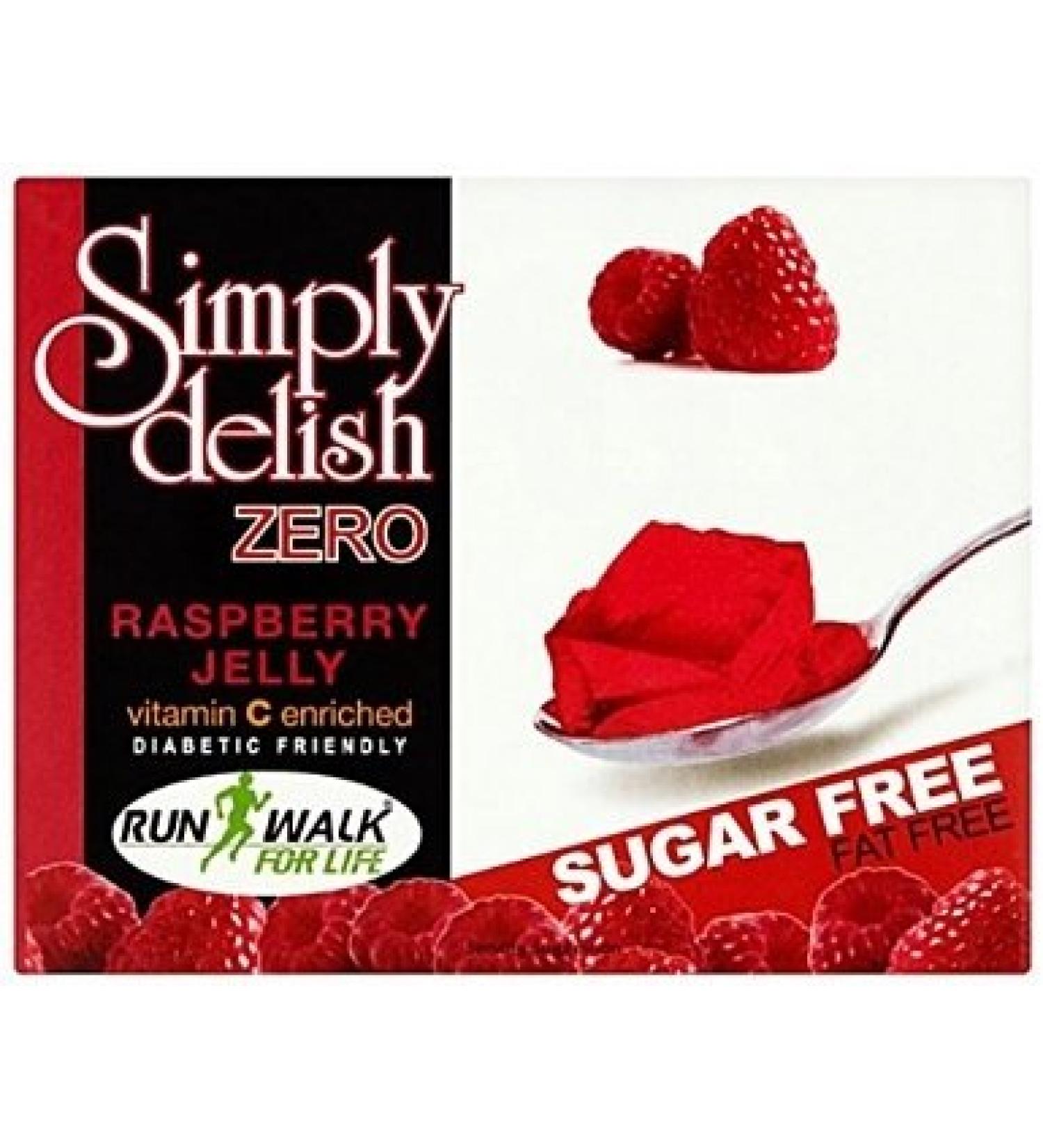 Simply Delish Sugar Free Instant Raspberry Jelly 8 g (Pack of 6) - Buy Online on GoSupps.com