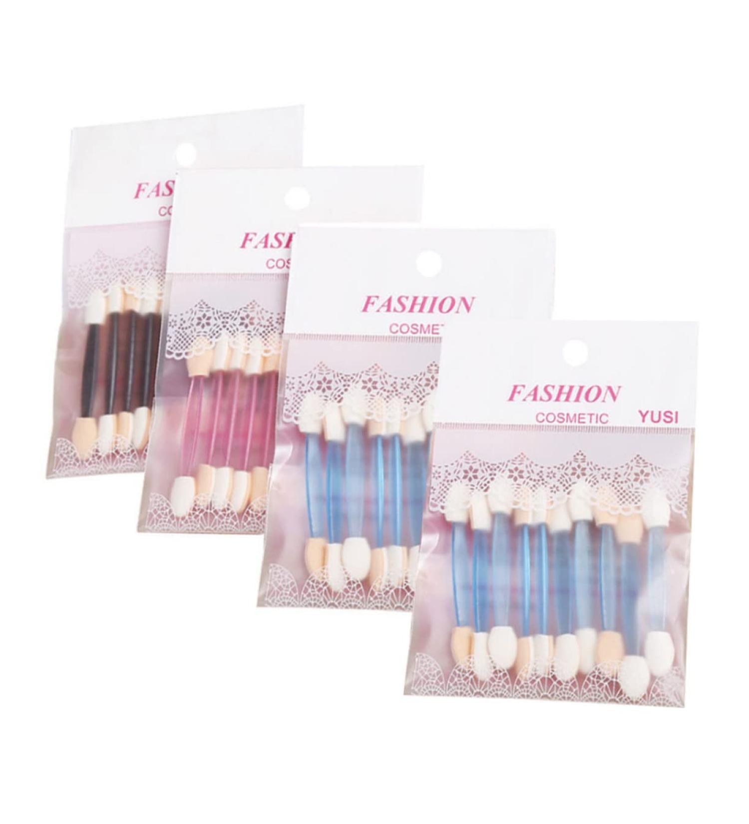 FOMIYES Eyeshadow Blending Brush 40pcs Sponge Stick Lip Gloss Applicator Eyeshadow Makeup Makeup Accessories Flat Cosmetics - Buy Online on GoSupps.com