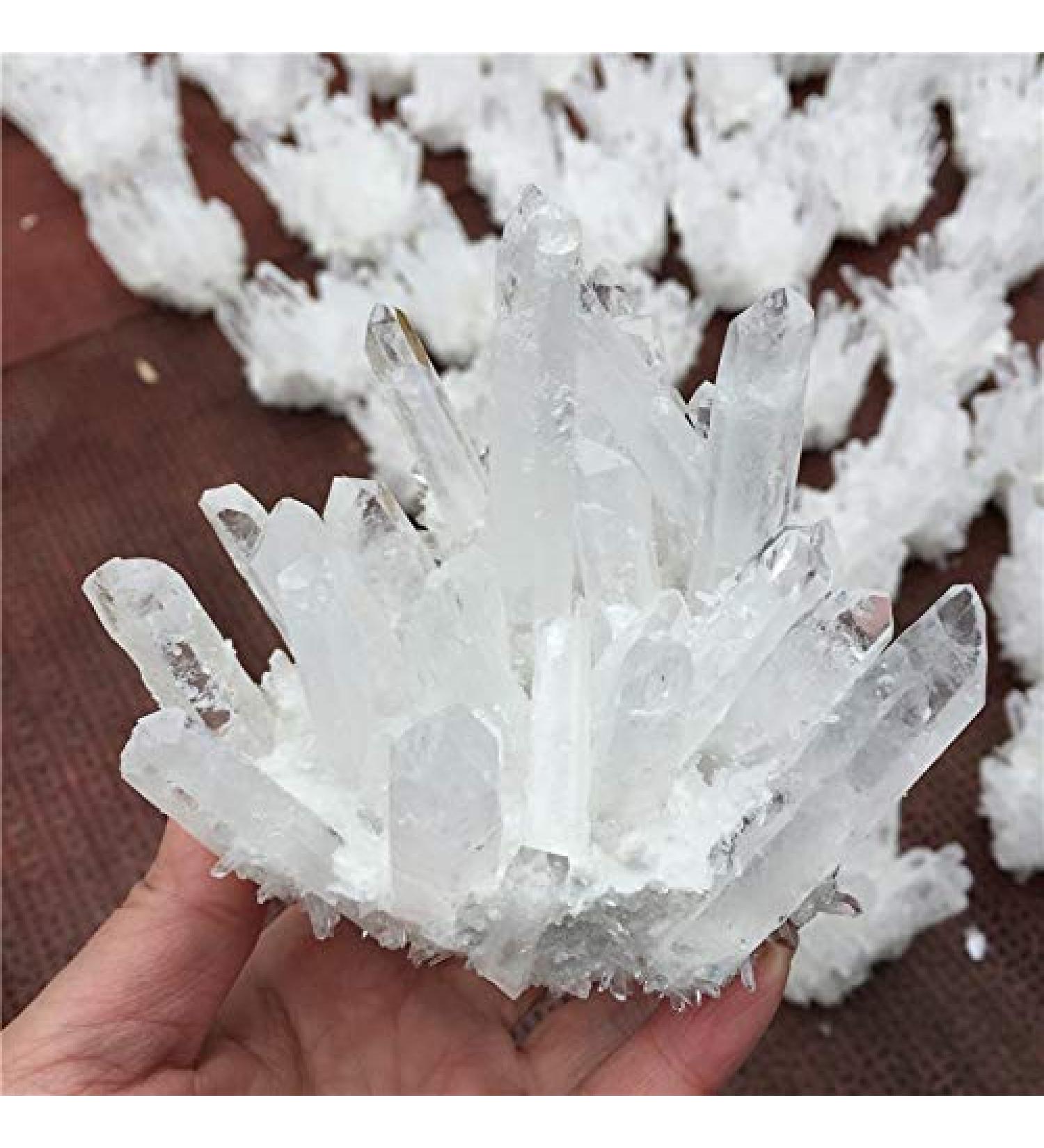 FAIRYT Natural Rock Quartz Clear Specimen - Home Decoration Gemstone & Headwear for Unique Style - Buy Online on GoSupps.com