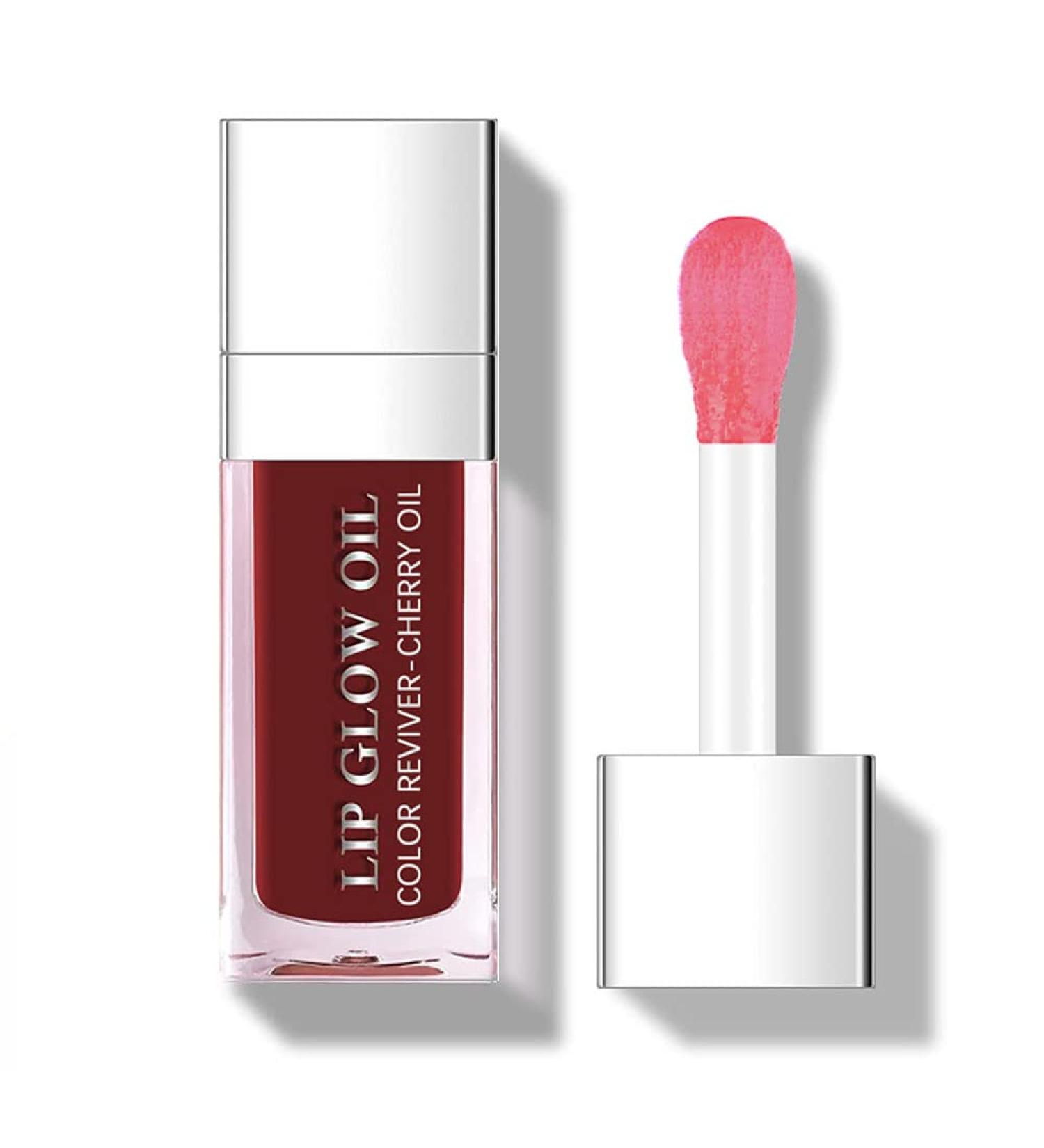 Hydrating Plumping Lip Oil Tint - Long Lasting Cherry Lip Gloss - Buy Online on GoSupps.com