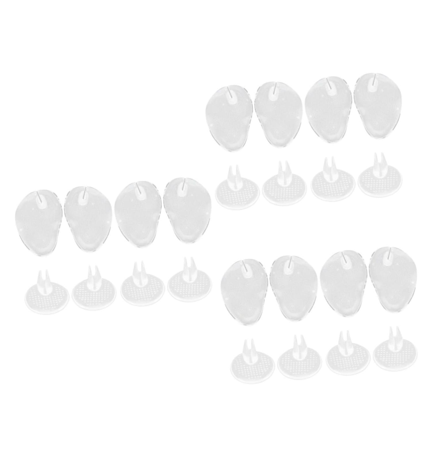 FOMIYES 12 Pairs Clip Toe Pad - Invisible Forefoot Cushions & Heel Grip Pads for High Heels - Non-Slip Toe Protectors for Ultimate Comfort - Buy Online on GoSupps.com