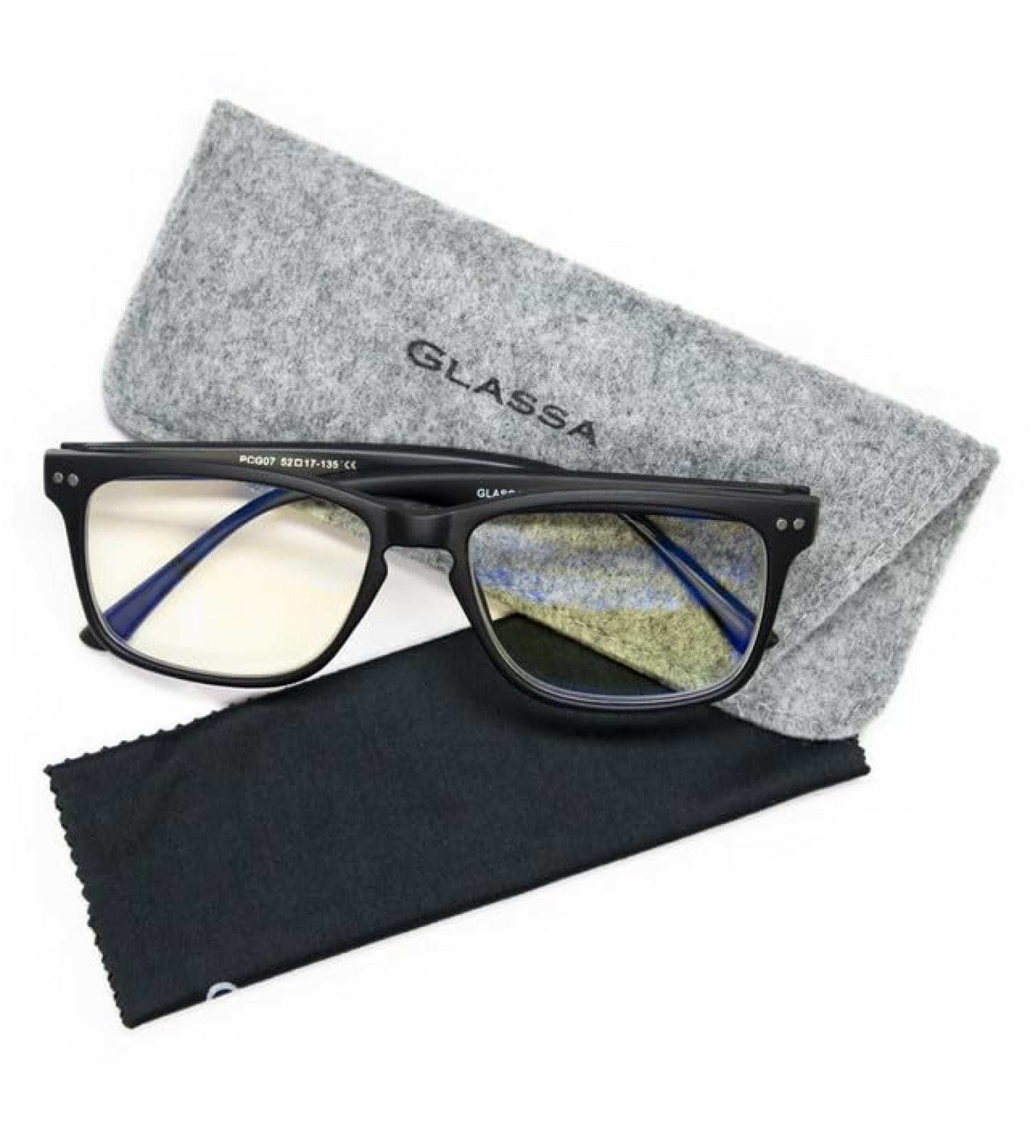 Buy GLASSA Blue Light Filter Glasses PCG 07 - 3.50 Dio Black | Shop Internationally - Buy Online on GoSupps.com