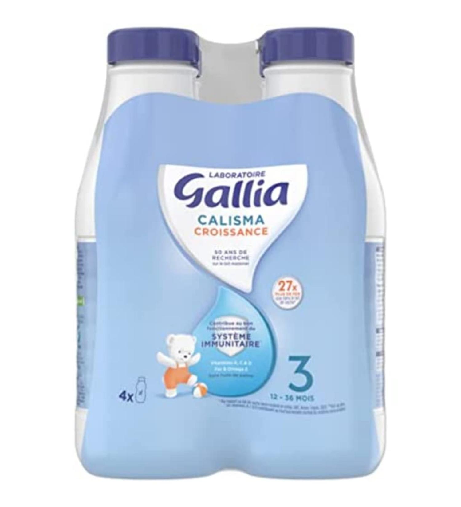 Laboratoire Gallia Calisma Baby Milk Growth from 12 Months 4 x 1 L - Buy Online on GoSupps.com