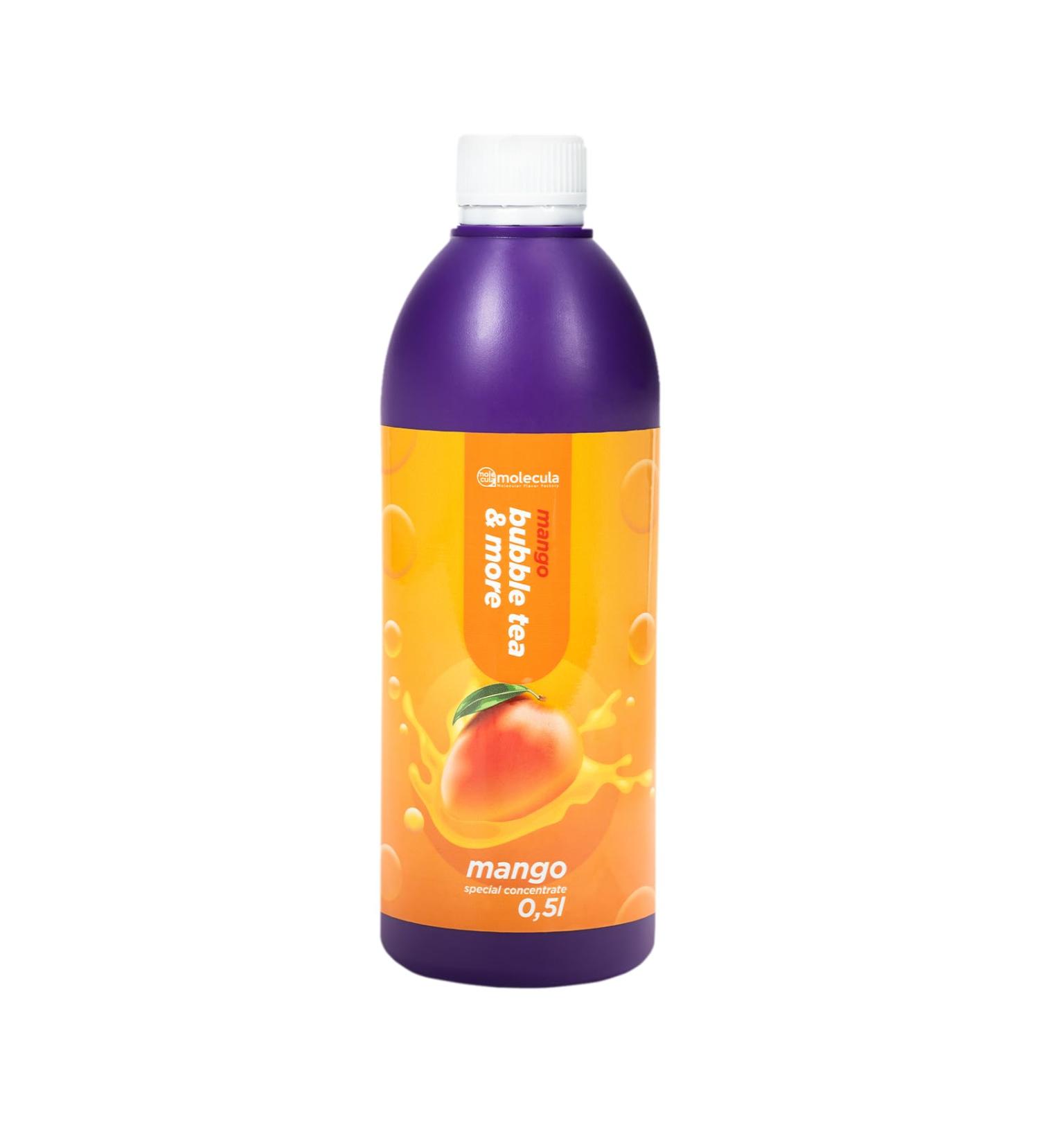 Mango Bubble Tea Syrup 500ml | 100% Vegan & Gluten-Free | Natural Fruit Syrup for Desserts & Beverages - Buy Online on GoSupps.com