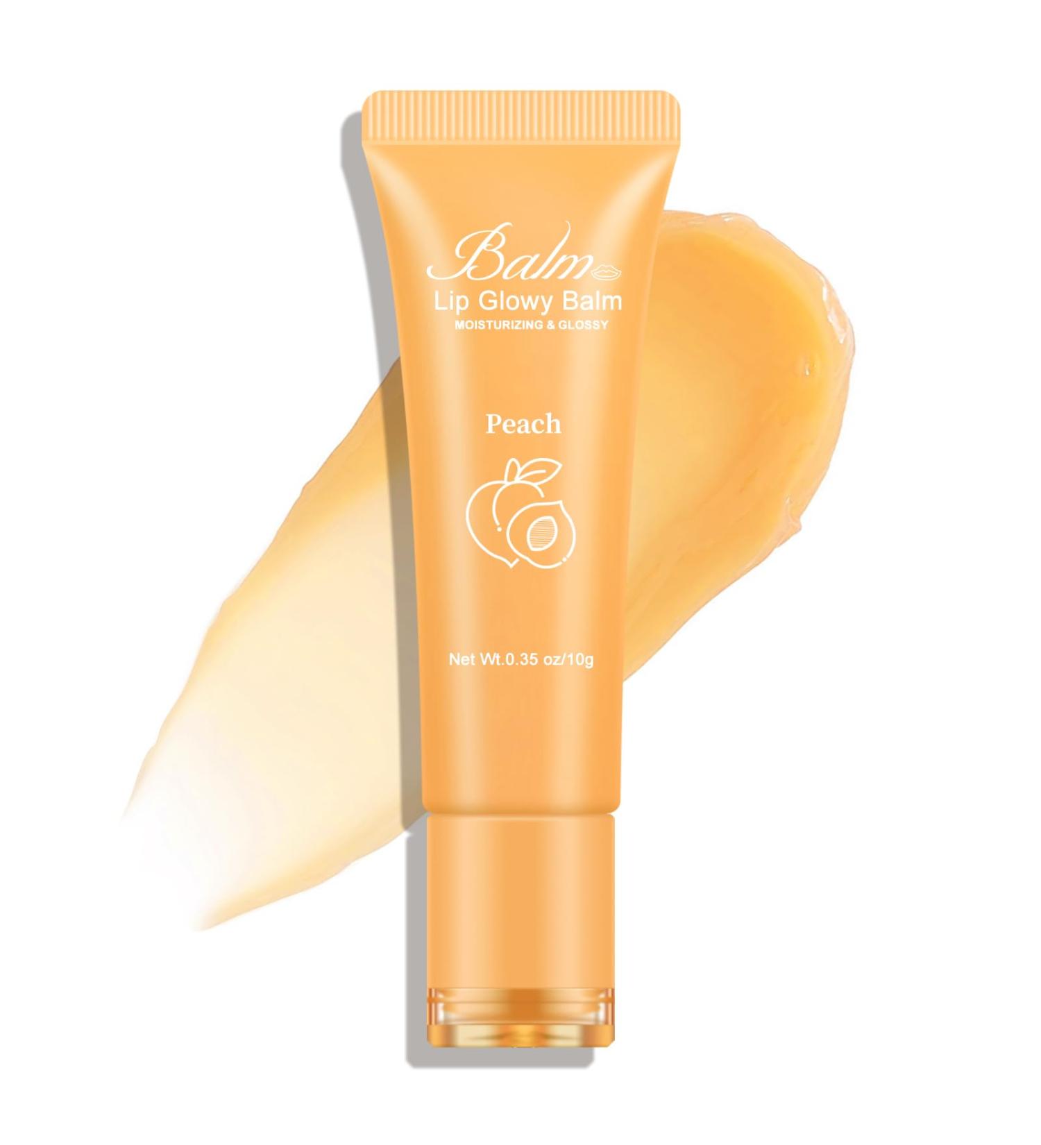 KYDA Peach Lip Gloss Balm | Moisturizing & Hydrating Lip Care for Dry Cracked Lips | Glossy Finish Tint - Buy Online on GoSupps.com